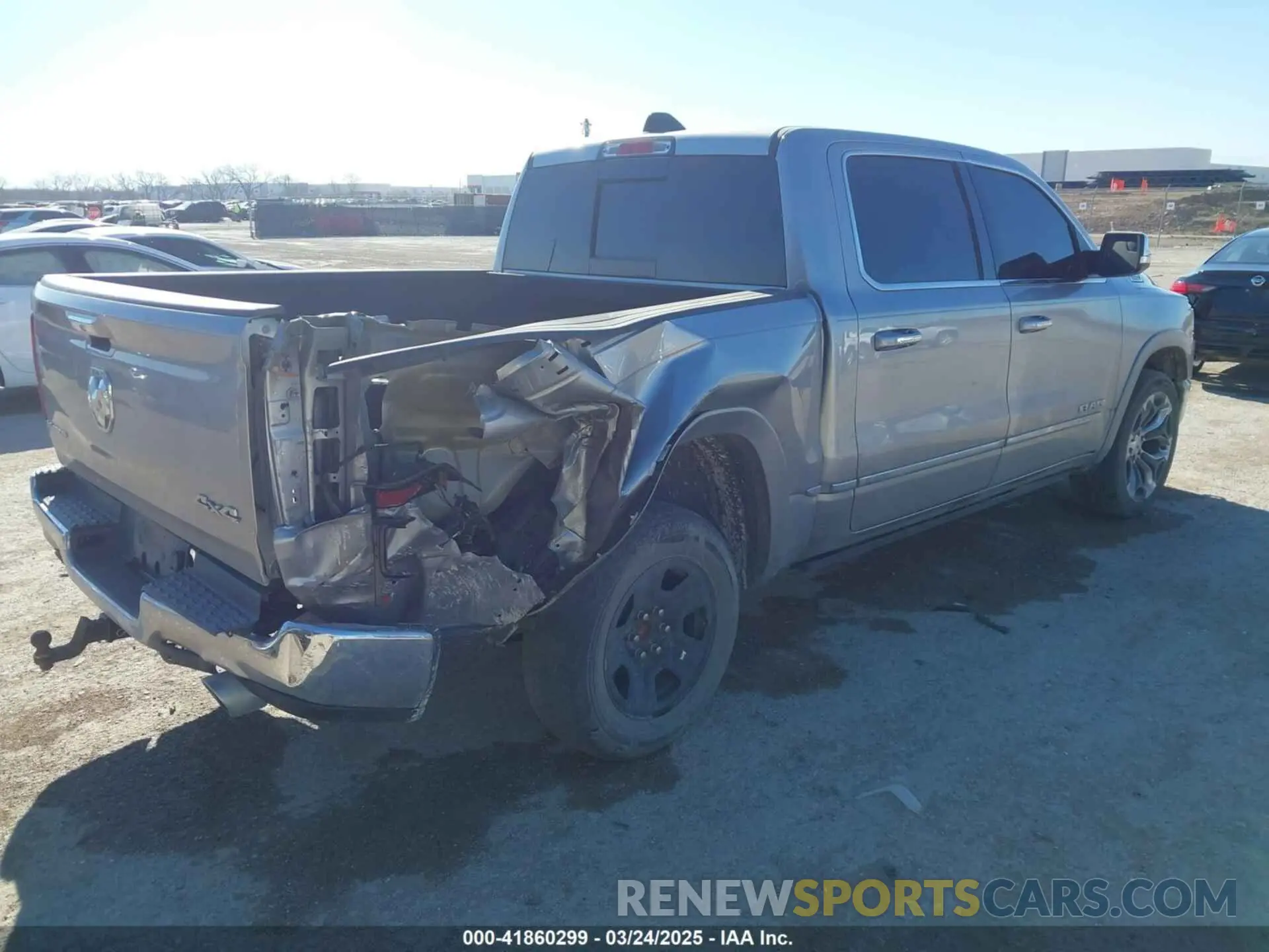 4 fotografías del automóvil dañado 1C6SRFHTXKN774690 RAM 1500 2019