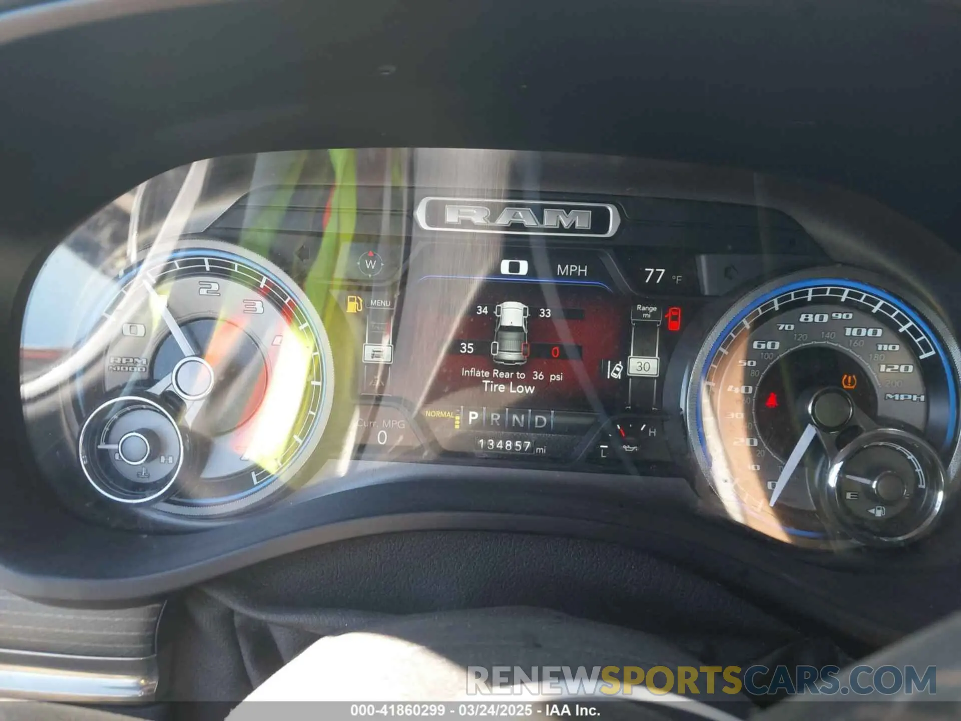 7 fotografías del automóvil dañado 1C6SRFHTXKN774690 RAM 1500 2019