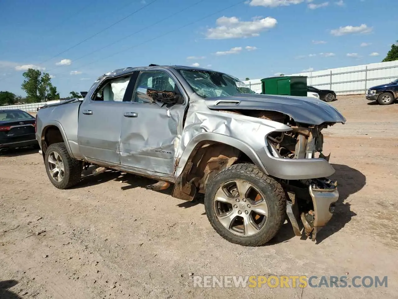 4 fotografías del automóvil dañado 1C6SRFJT1KN686363 RAM 1500 2019
