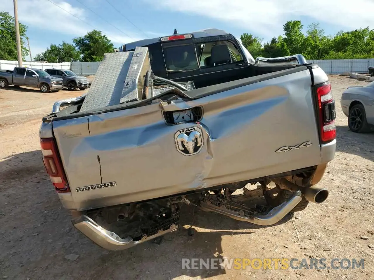 6 fotografías del automóvil dañado 1C6SRFJT1KN686363 RAM 1500 2019