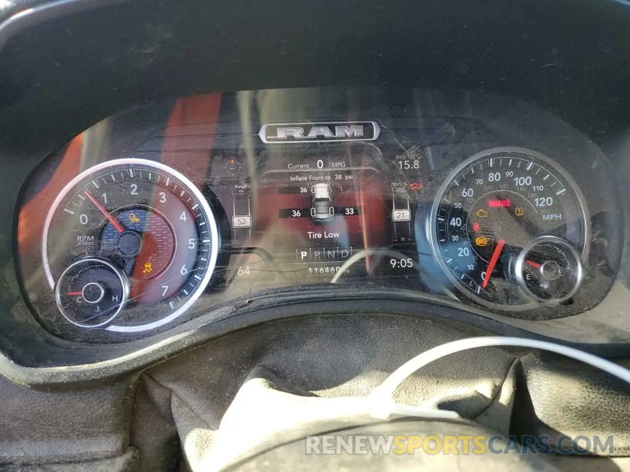 9 fotografías del automóvil dañado 1C6SRFJT1KN706983 RAM 1500 2019