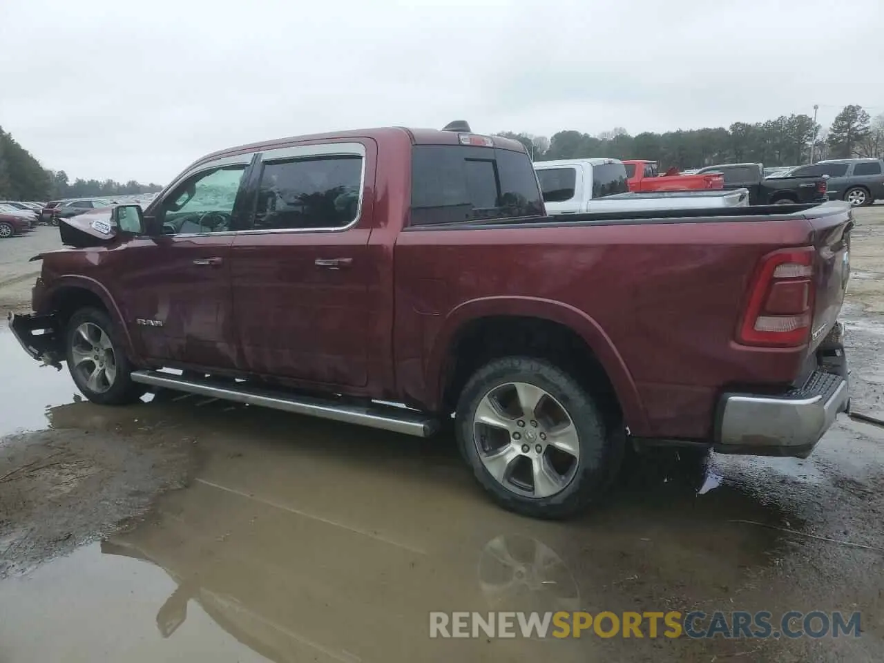 2 fotografías del automóvil dañado 1C6SRFJT1KN787127 RAM 1500 2019