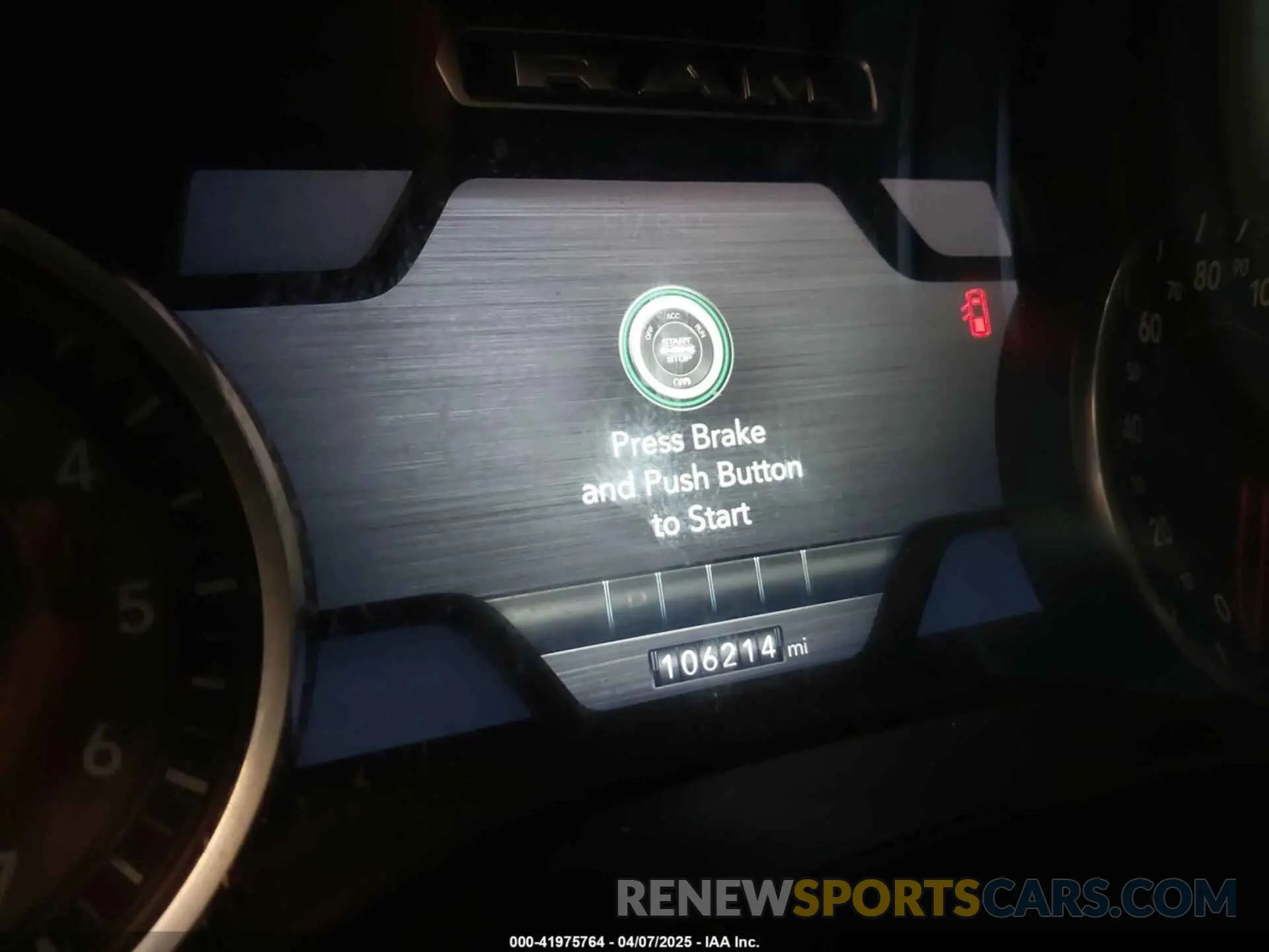 7 fotografías del automóvil dañado 1C6SRFJT2KN516917 RAM 1500 2019