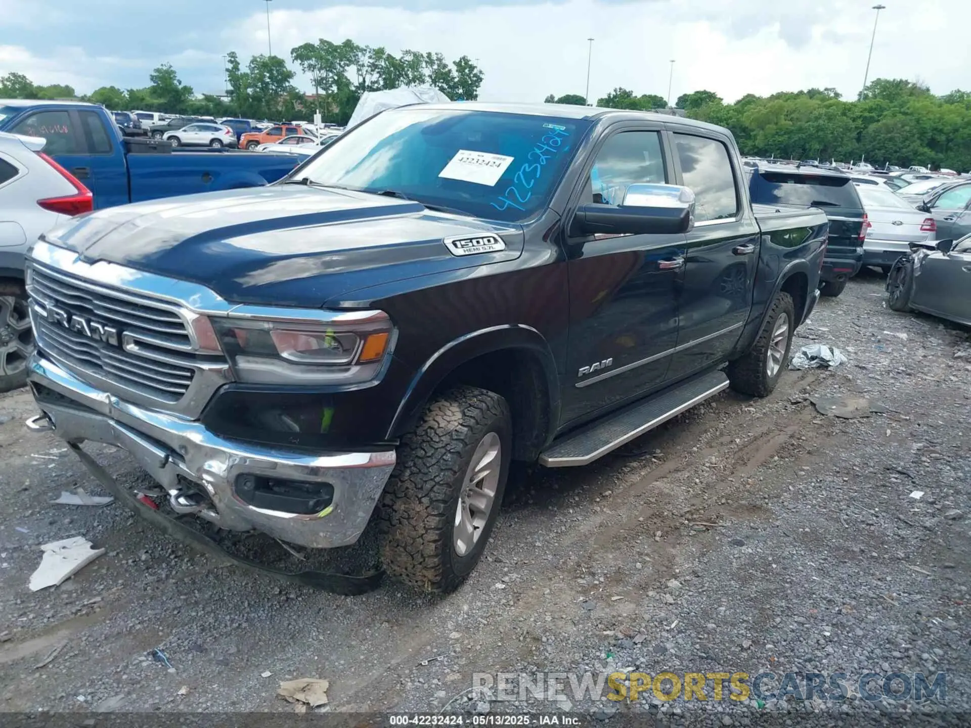 2 fotografías del automóvil dañado 1C6SRFJT2KN691894 RAM 1500 2019