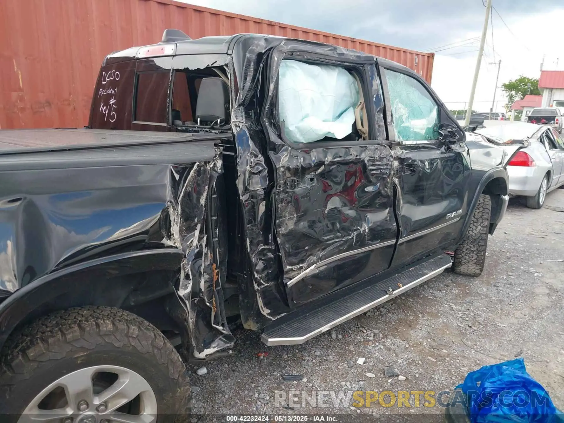 6 fotografías del automóvil dañado 1C6SRFJT2KN691894 RAM 1500 2019