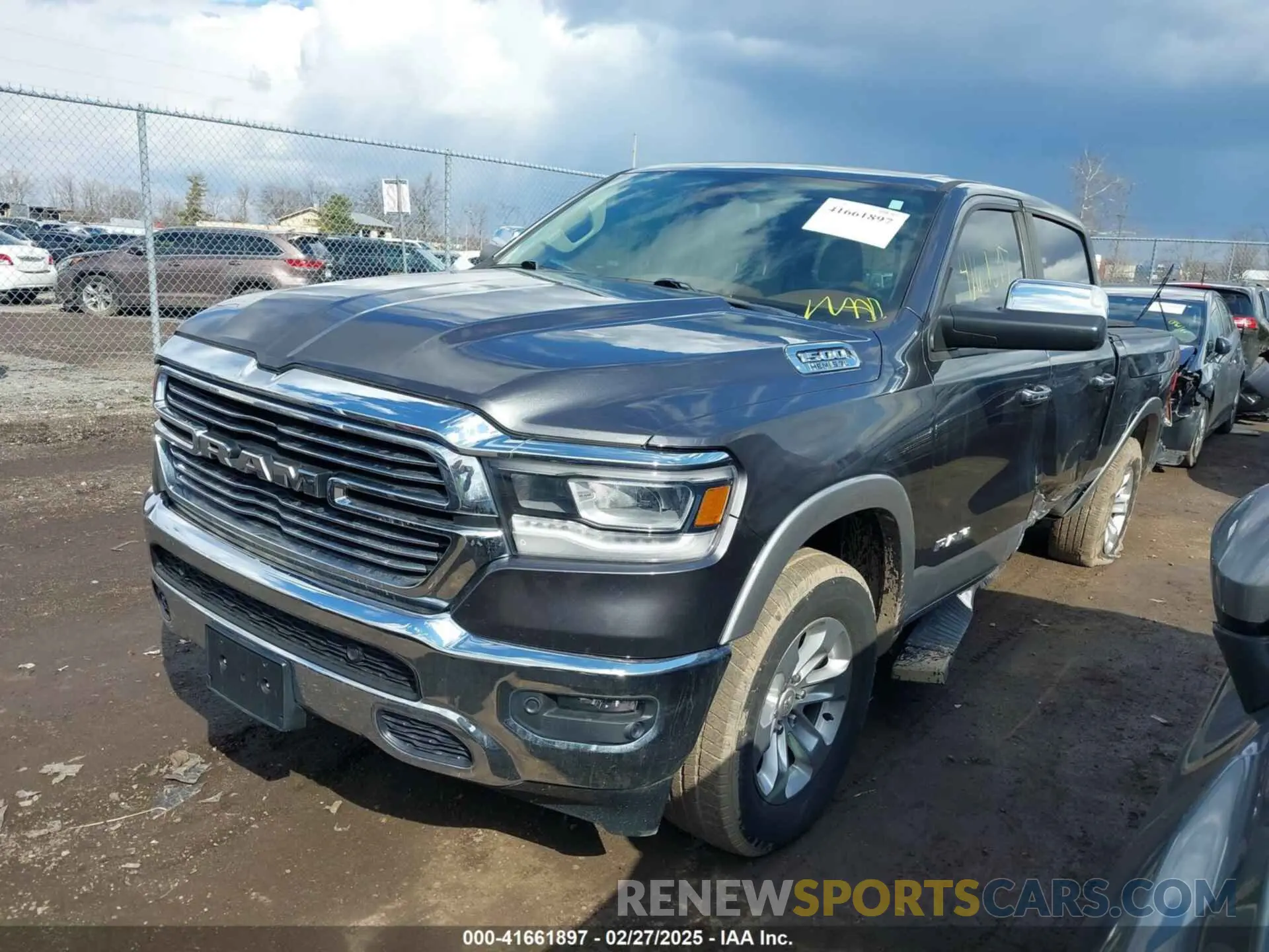 2 fotografías del automóvil dañado 1C6SRFJT3KN598804 RAM 1500 2019