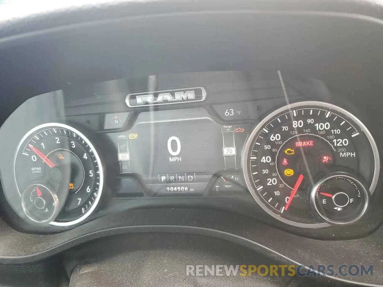 9 fotografías del automóvil dañado 1C6SRFJT3KN777280 RAM 1500 2019