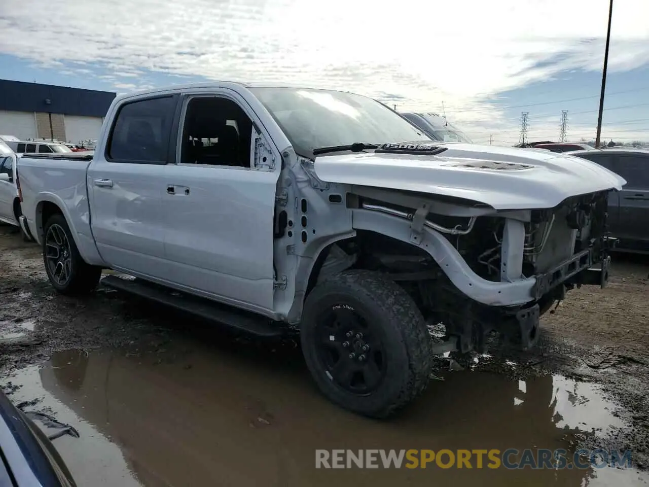 4 fotografías del automóvil dañado 1C6SRFJT3KN786593 RAM 1500 2019