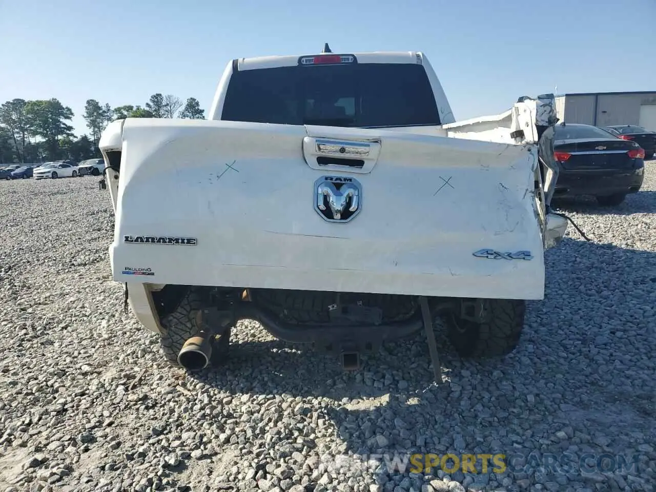 6 fotografías del automóvil dañado 1C6SRFJT4KN686390 RAM 1500 2019