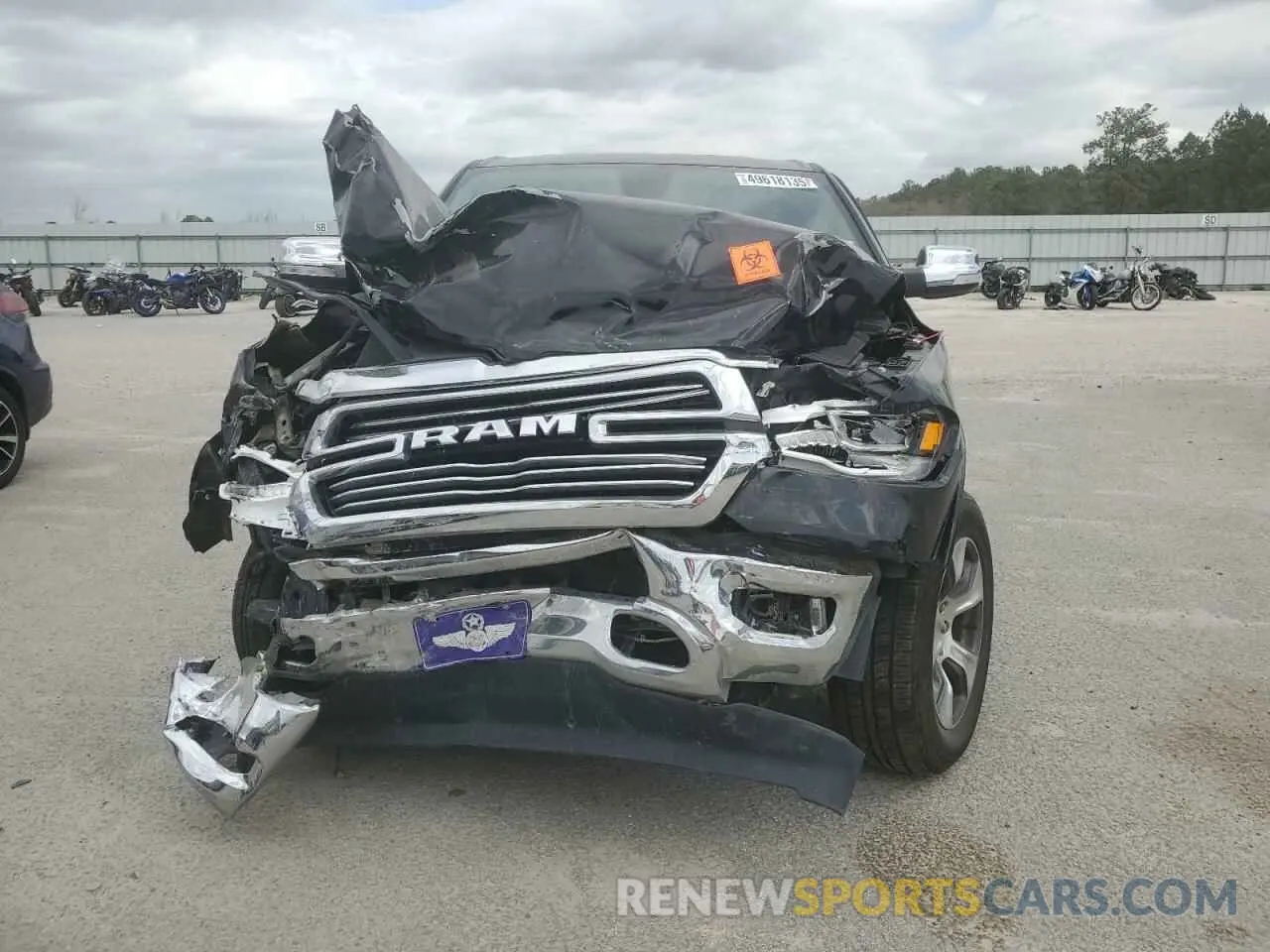 5 fotografías del automóvil dañado 1C6SRFJT6KN708163 RAM 1500 2019