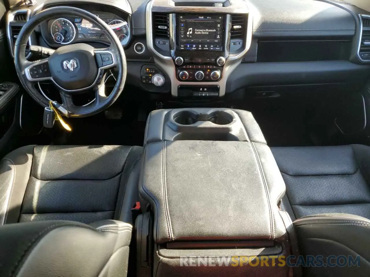 8 fotografías del automóvil dañado 1C6SRFJT7KN530554 RAM 1500 2019