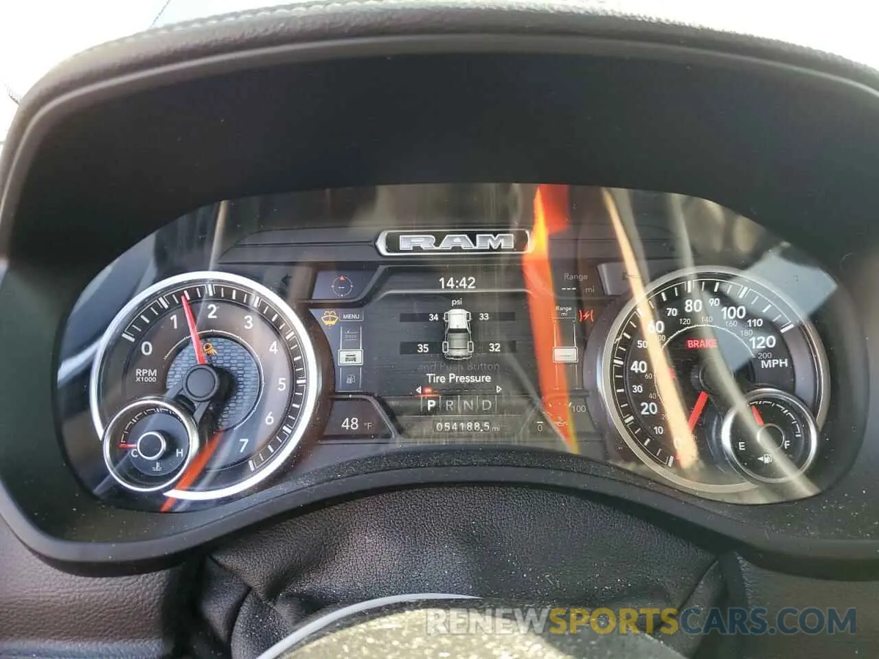 9 fotografías del automóvil dañado 1C6SRFJT7KN530554 RAM 1500 2019