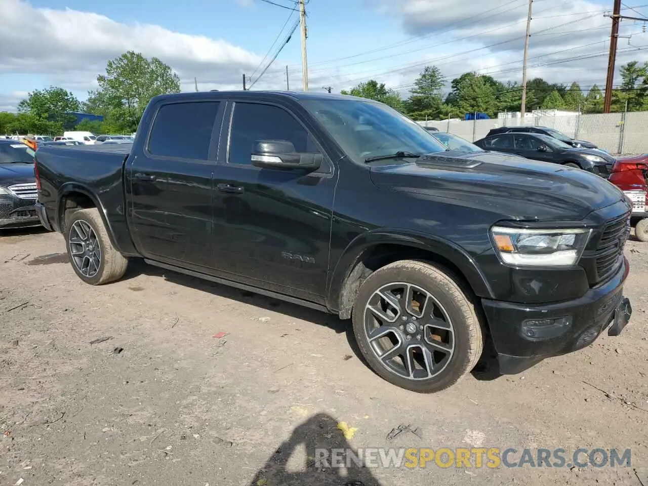 4 fotografías del automóvil dañado 1C6SRFJT8KN634132 RAM 1500 2019