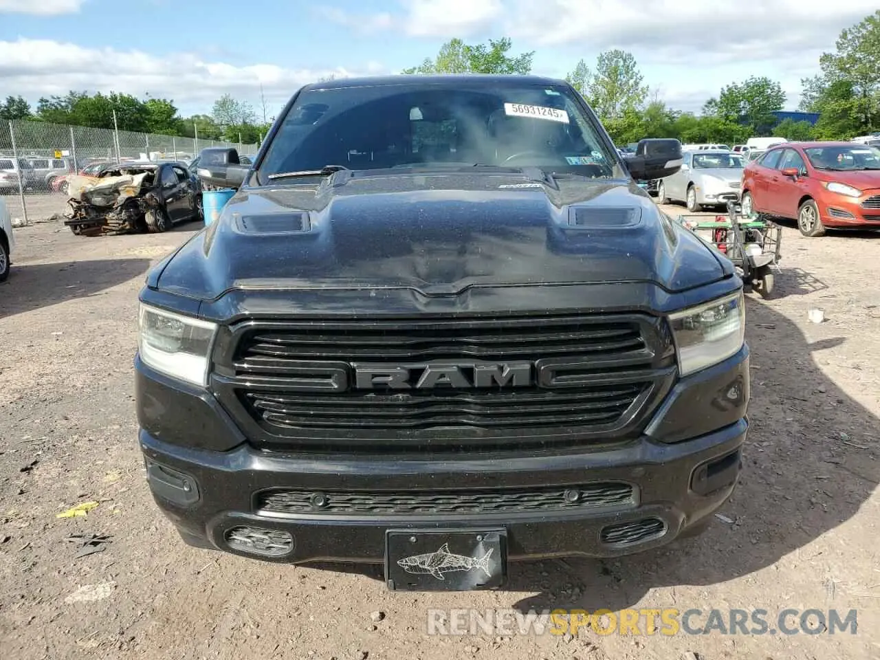 5 fotografías del automóvil dañado 1C6SRFJT8KN634132 RAM 1500 2019