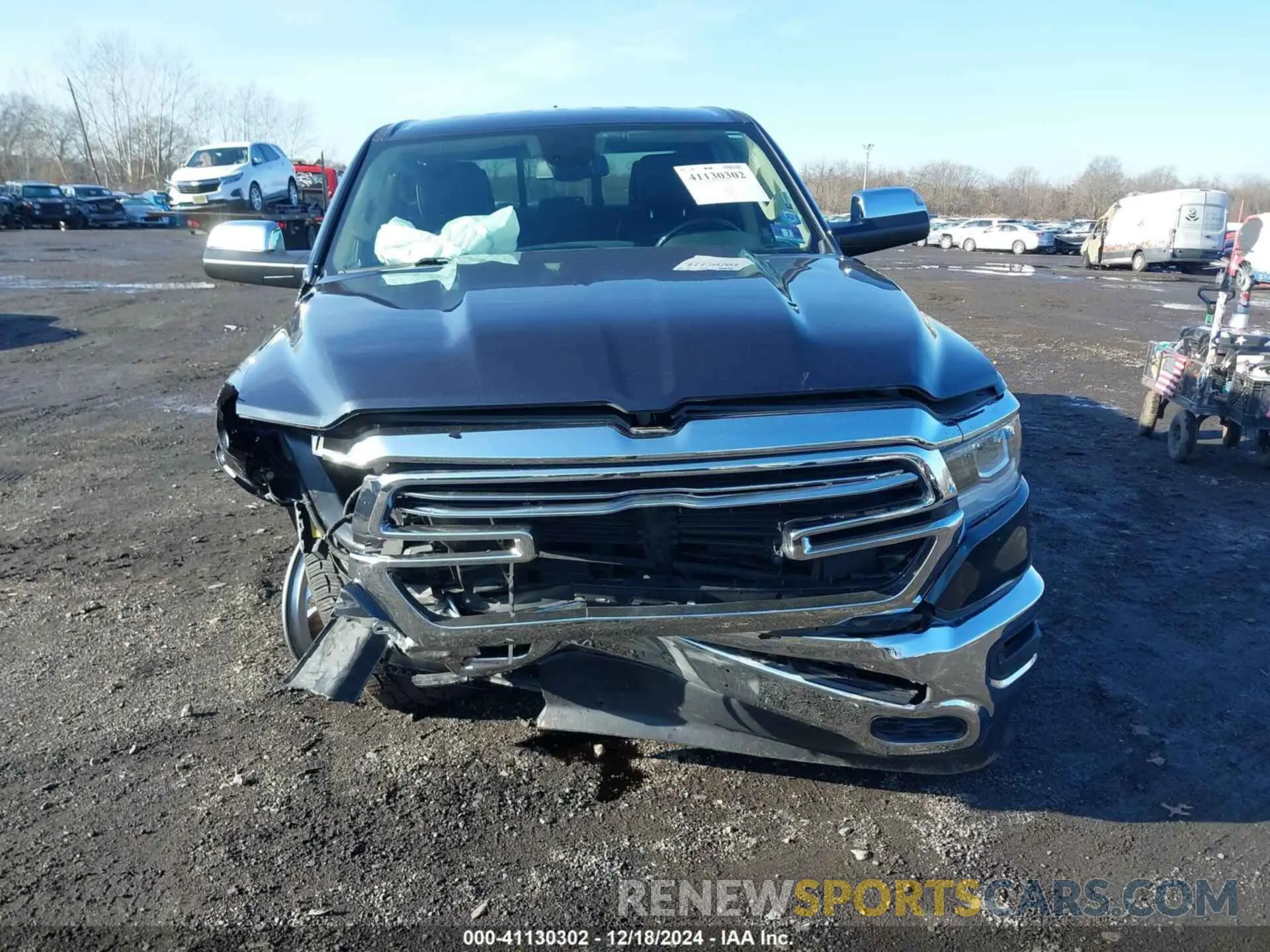 12 fotografías del automóvil dañado 1C6SRFJT8KN845363 RAM 1500 2019