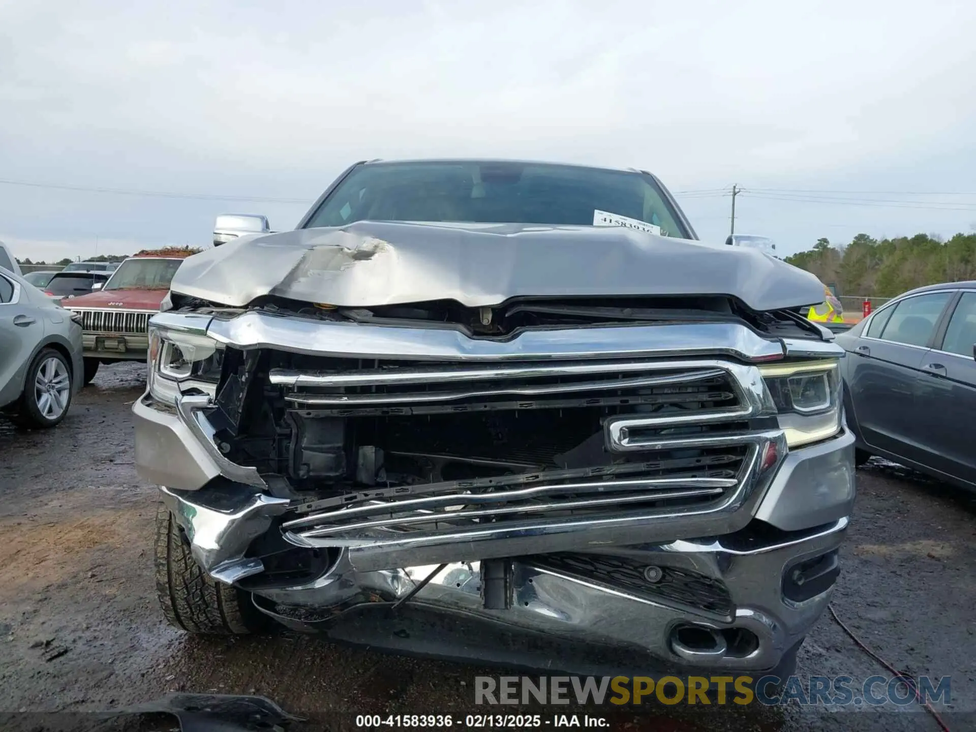 12 fotografías del automóvil dañado 1C6SRFJTXKN511285 RAM 1500 2019