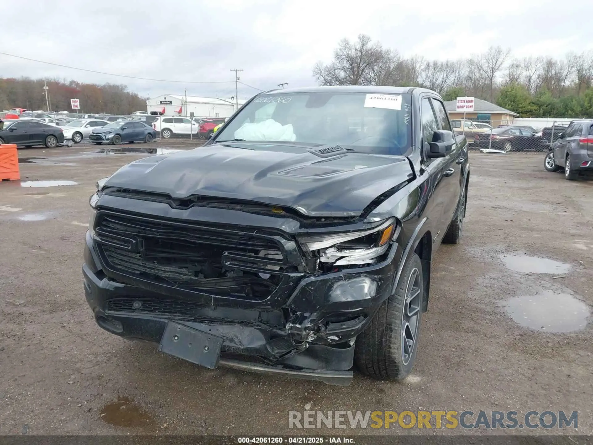 2 fotografías del automóvil dañado 1C6SRFJTXKN589601 RAM 1500 2019