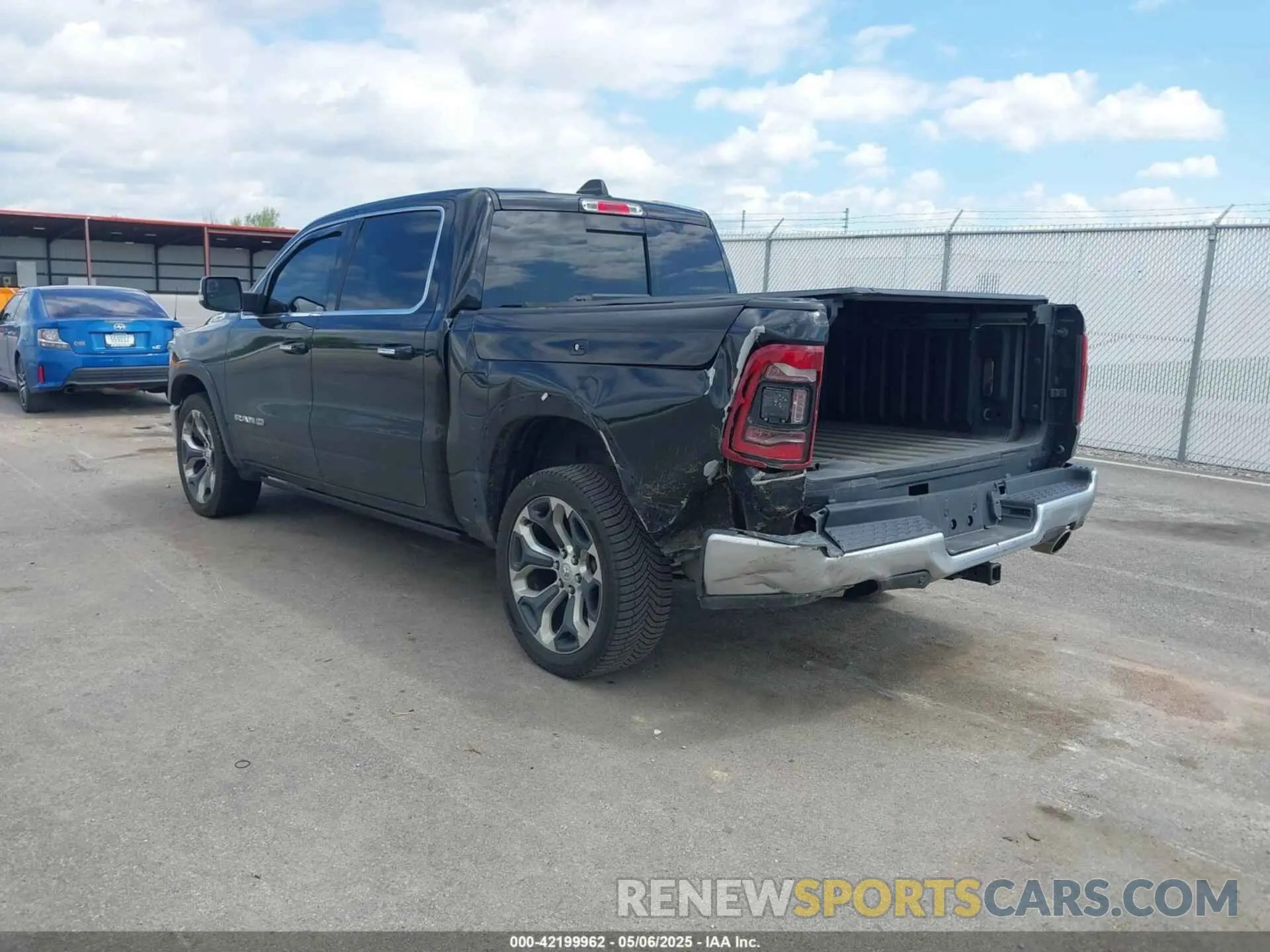 3 fotografías del automóvil dañado 1C6SRFKT1KN907667 RAM 1500 2019