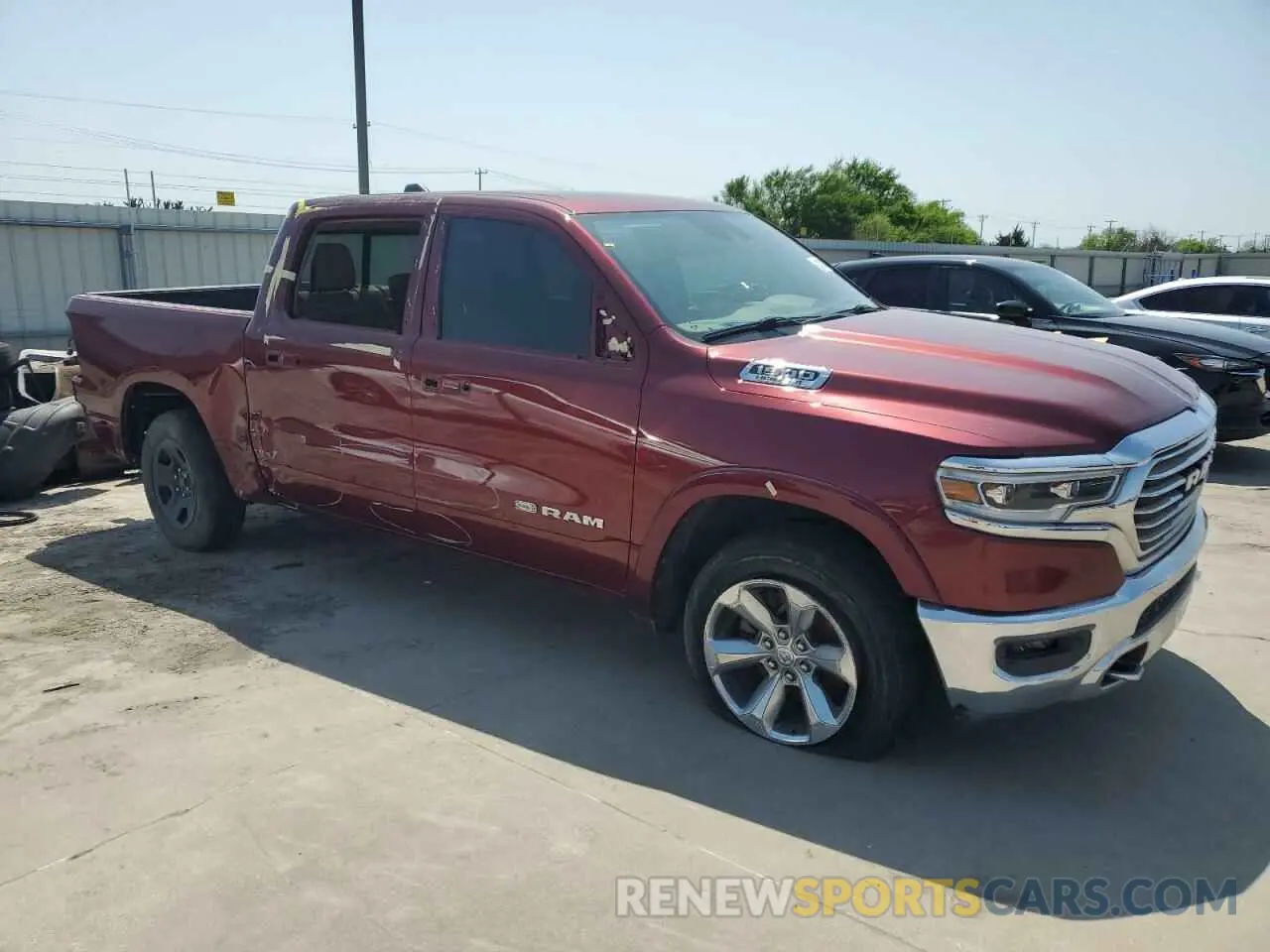 4 fotografías del automóvil dañado 1C6SRFKT2KN695412 RAM 1500 2019