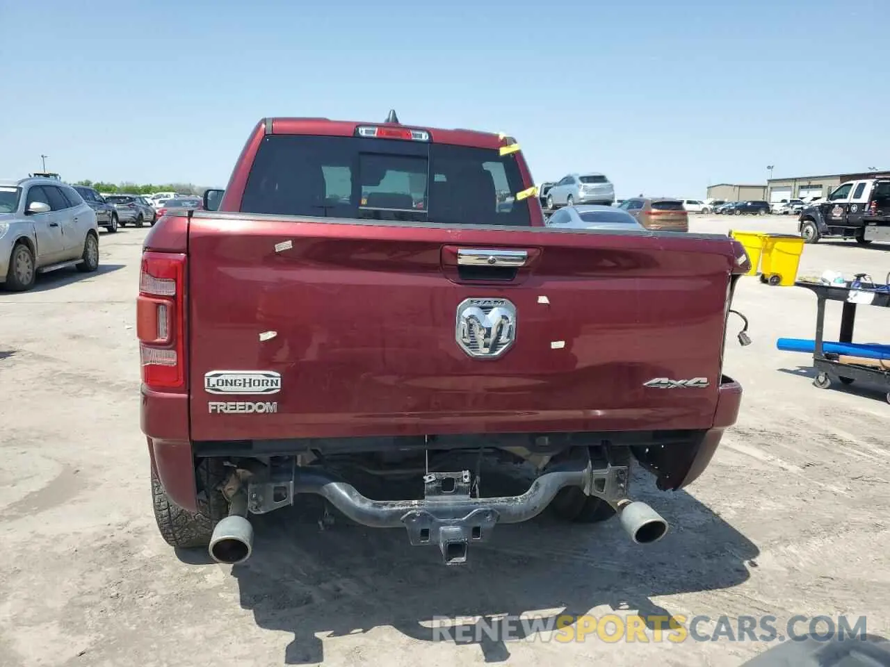 6 fotografías del automóvil dañado 1C6SRFKT2KN695412 RAM 1500 2019