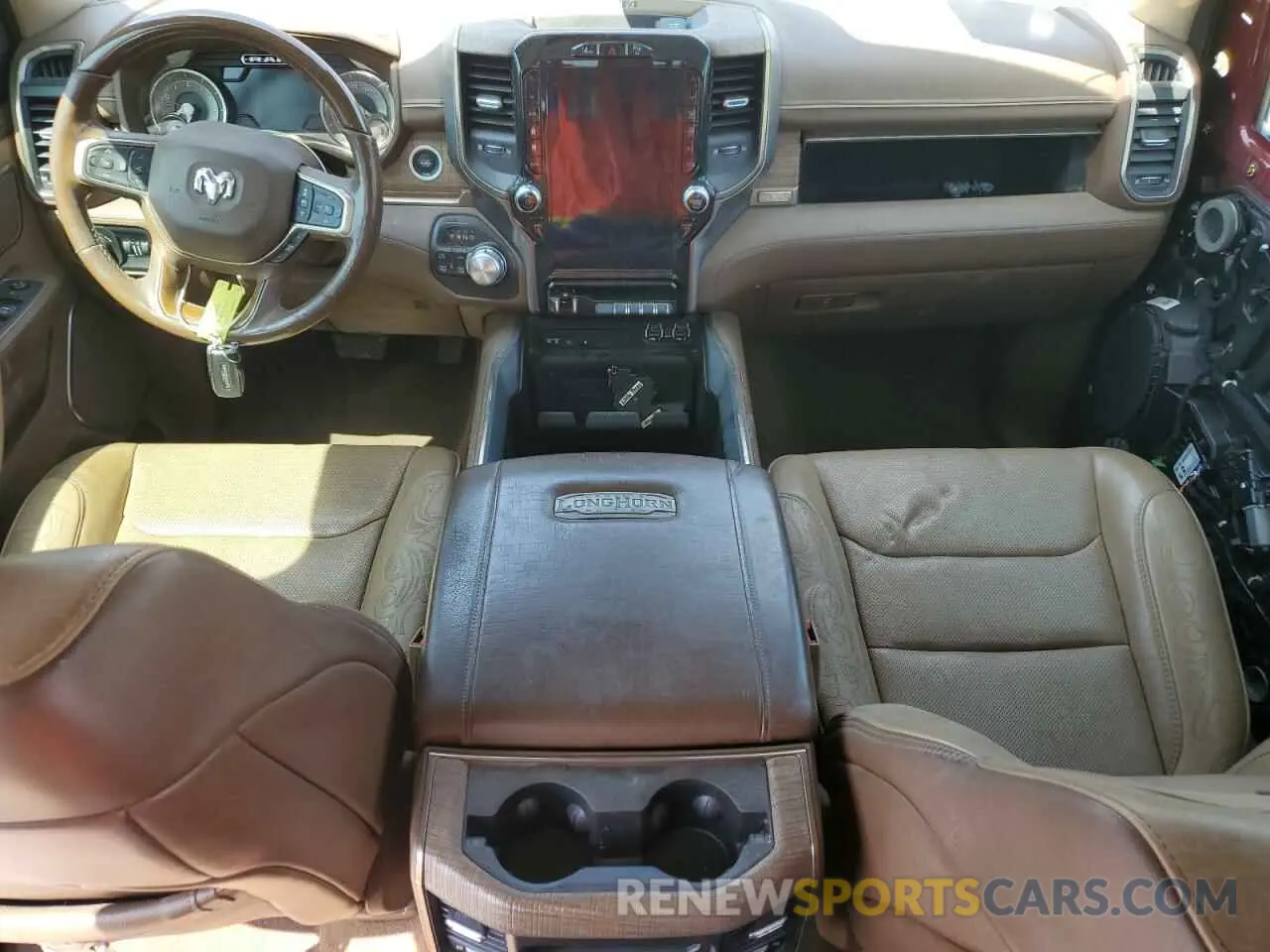 8 fotografías del automóvil dañado 1C6SRFKT2KN695412 RAM 1500 2019