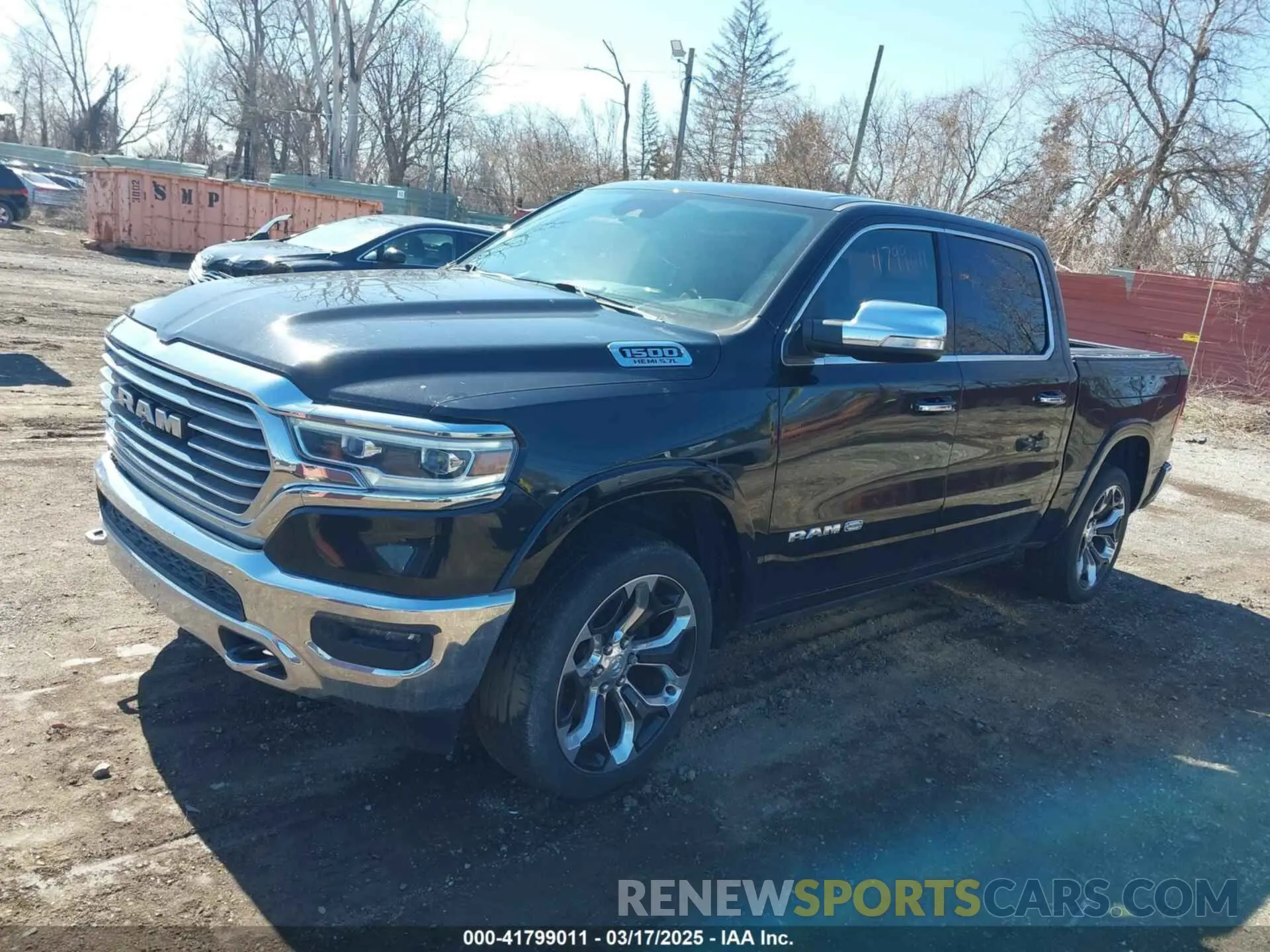 2 fotografías del automóvil dañado 1C6SRFKT5KN700506 RAM 1500 2019
