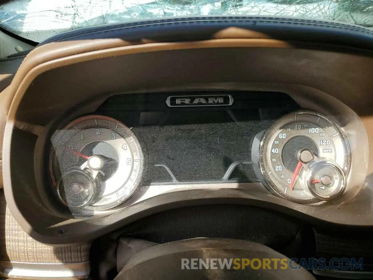 9 fotografías del automóvil dañado 1C6SRFKT9KN627799 RAM 1500 2019