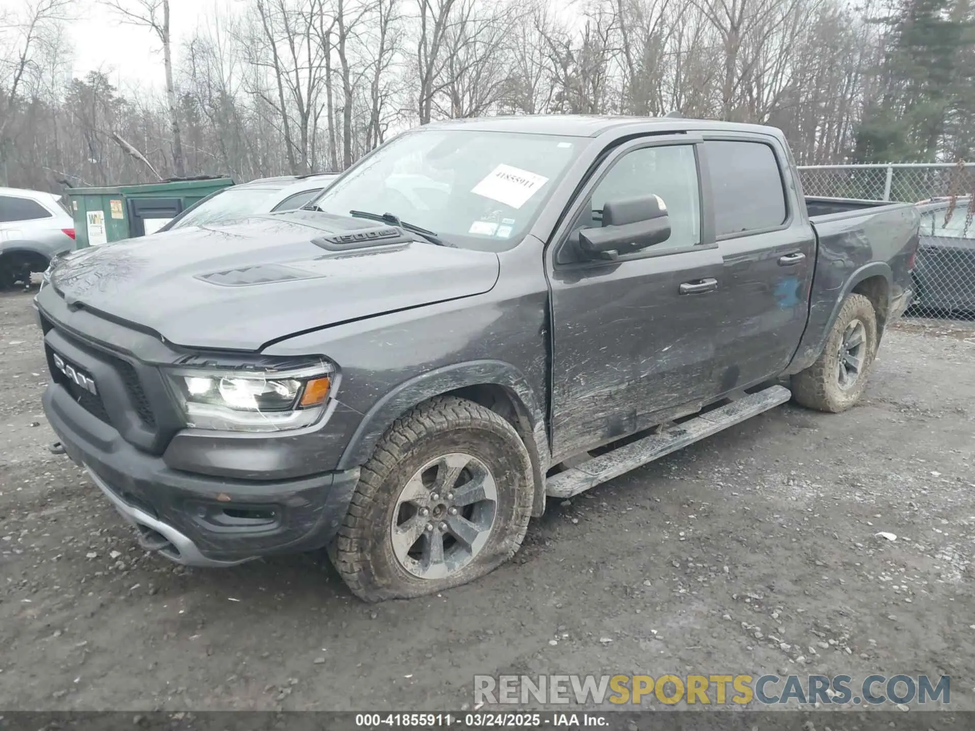 2 fotografías del automóvil dañado 1C6SRFLT0KN715994 RAM 1500 2019
