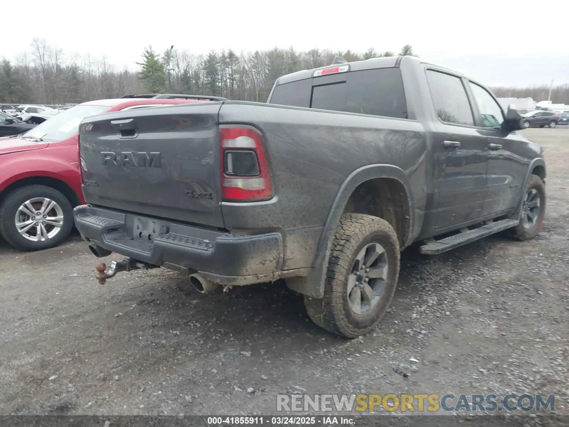 4 fotografías del automóvil dañado 1C6SRFLT0KN715994 RAM 1500 2019