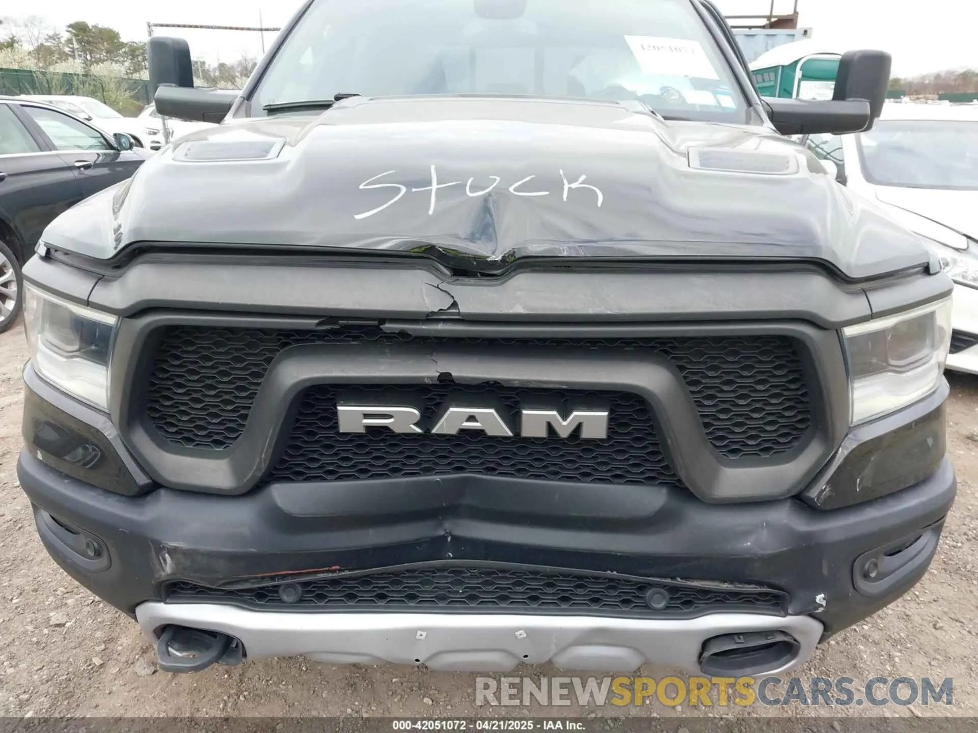 6 fotografías del automóvil dañado 1C6SRFLT1KN570013 RAM 1500 2019