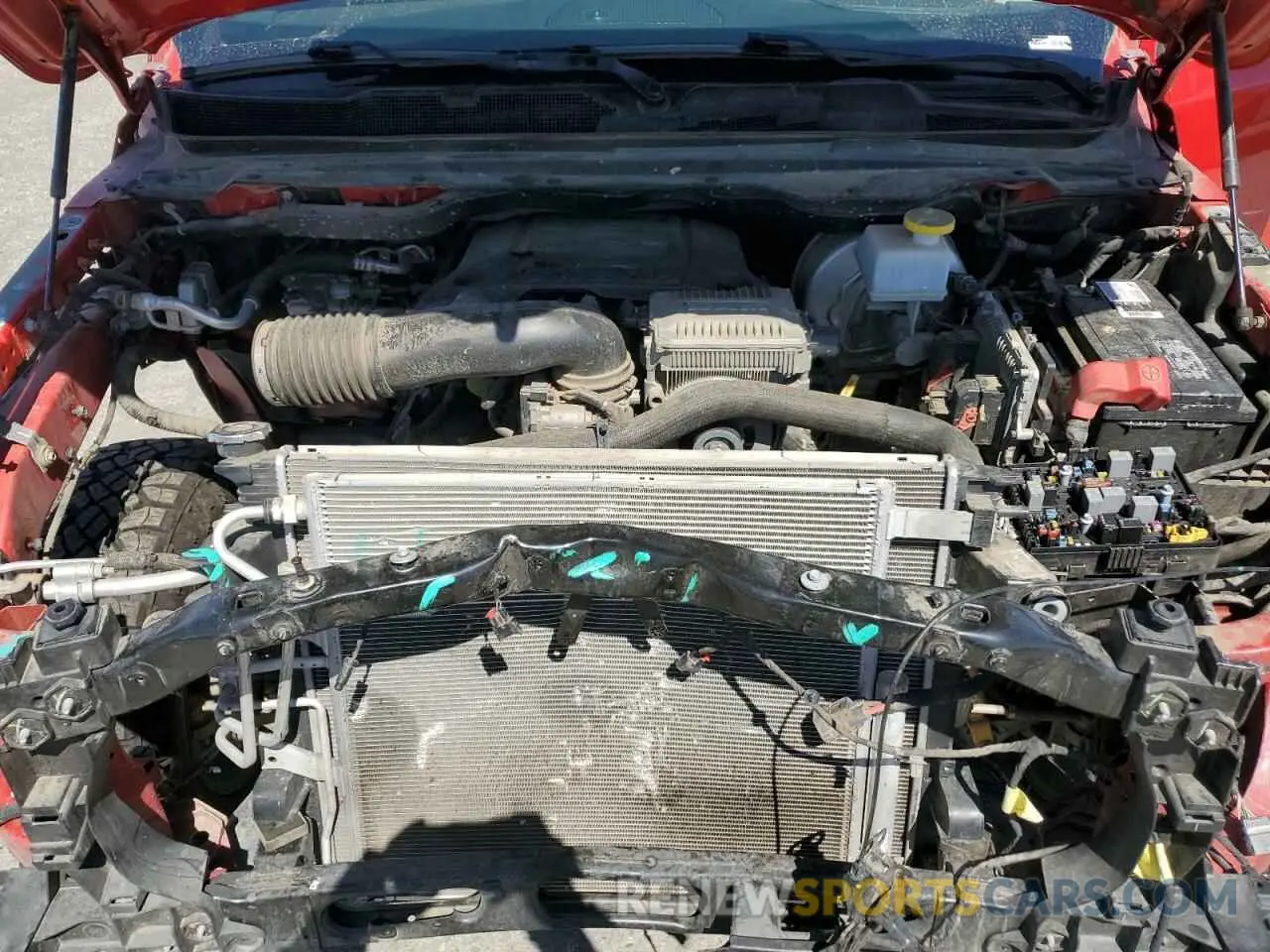 11 fotografías del automóvil dañado 1C6SRFLT3KN618482 RAM 1500 2019