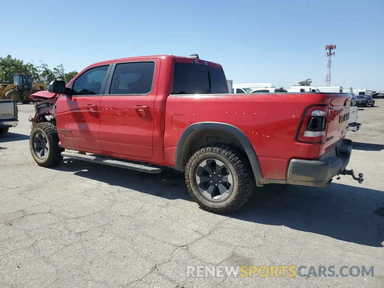 2 fotografías del automóvil dañado 1C6SRFLT3KN618482 RAM 1500 2019