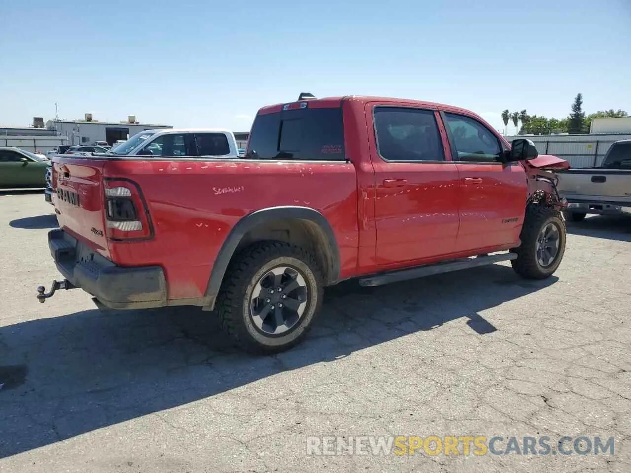3 fotografías del automóvil dañado 1C6SRFLT3KN618482 RAM 1500 2019