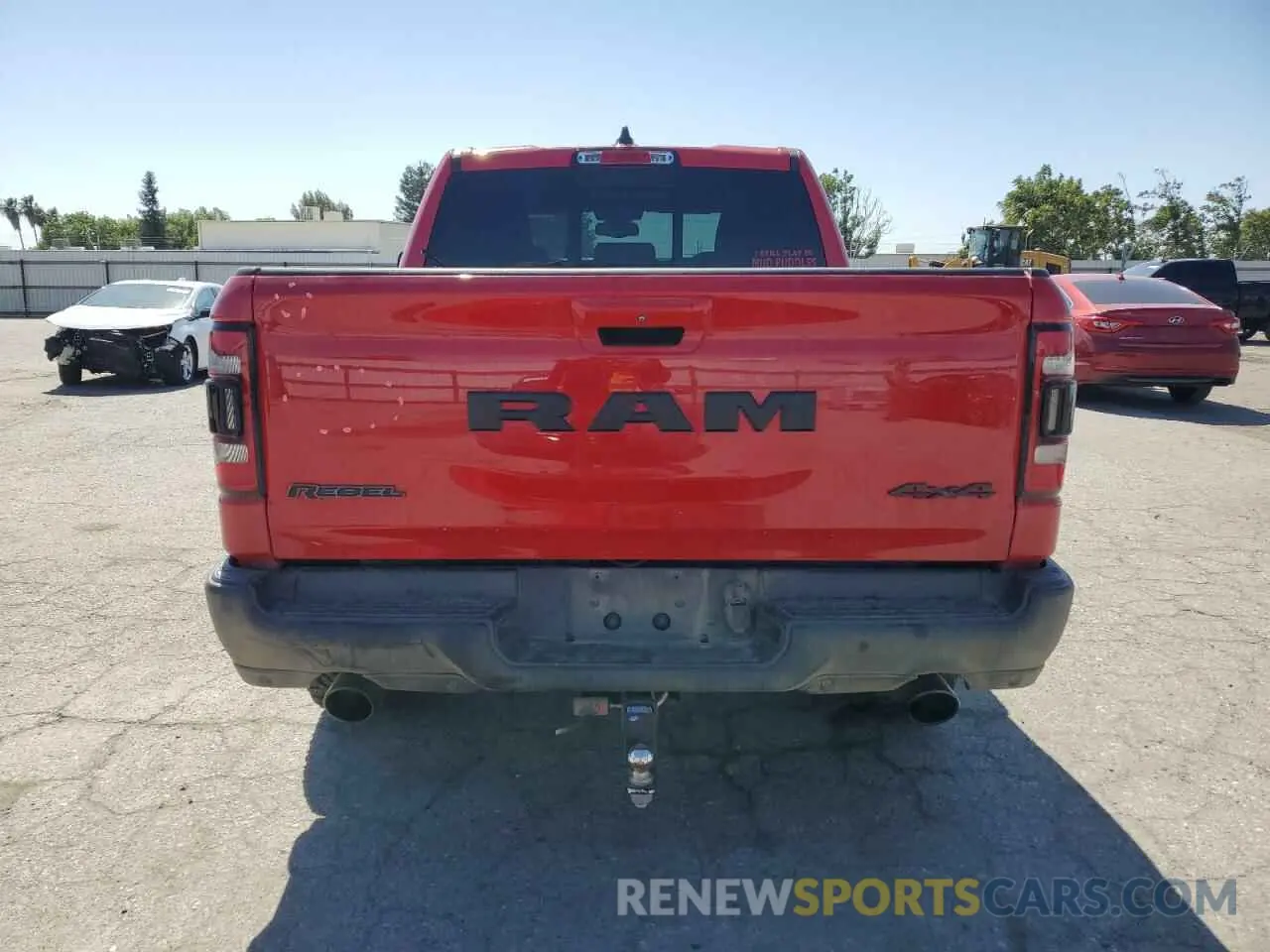 6 fotografías del automóvil dañado 1C6SRFLT3KN618482 RAM 1500 2019