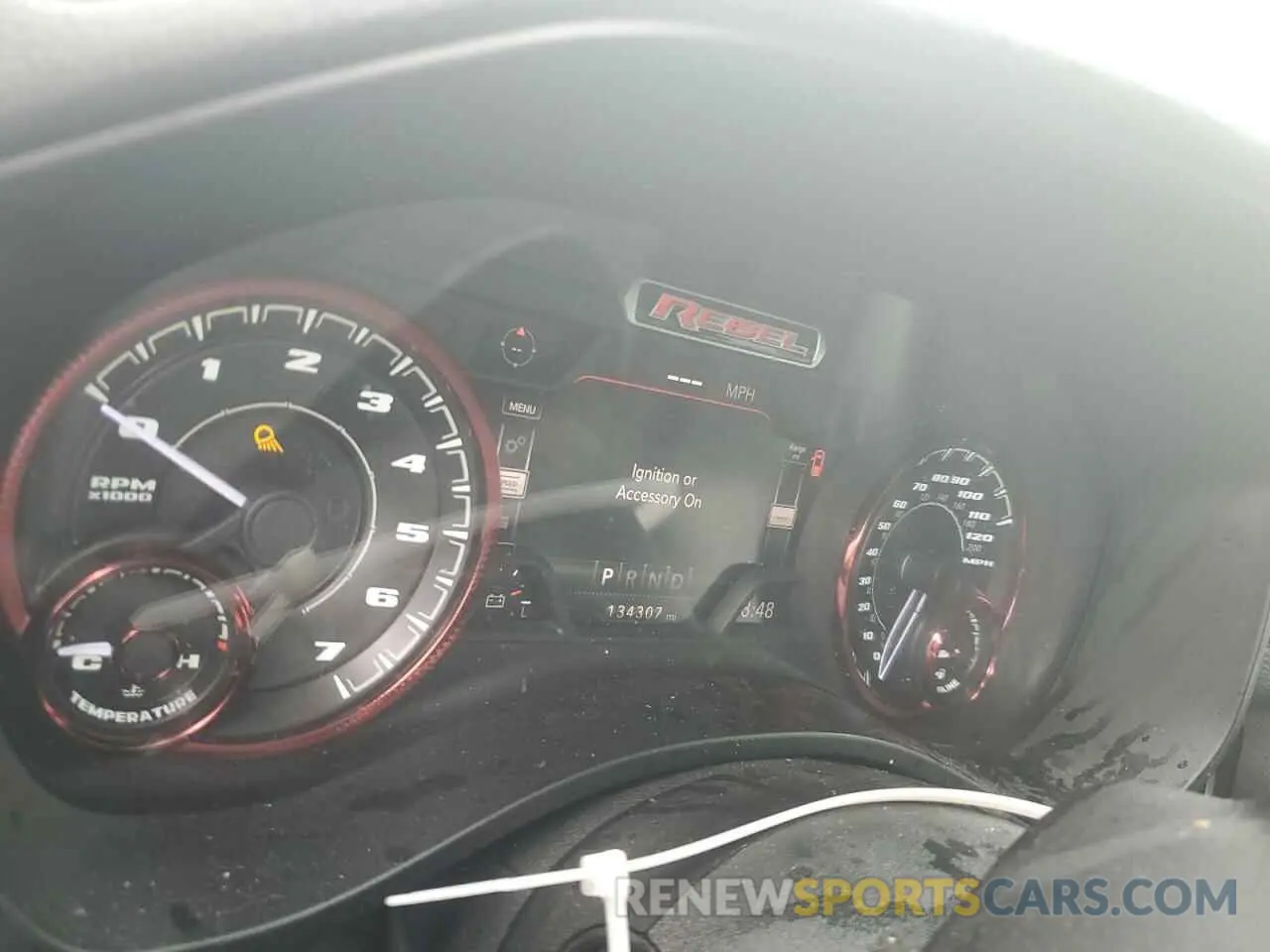9 fotografías del automóvil dañado 1C6SRFLT3KN767586 RAM 1500 2019