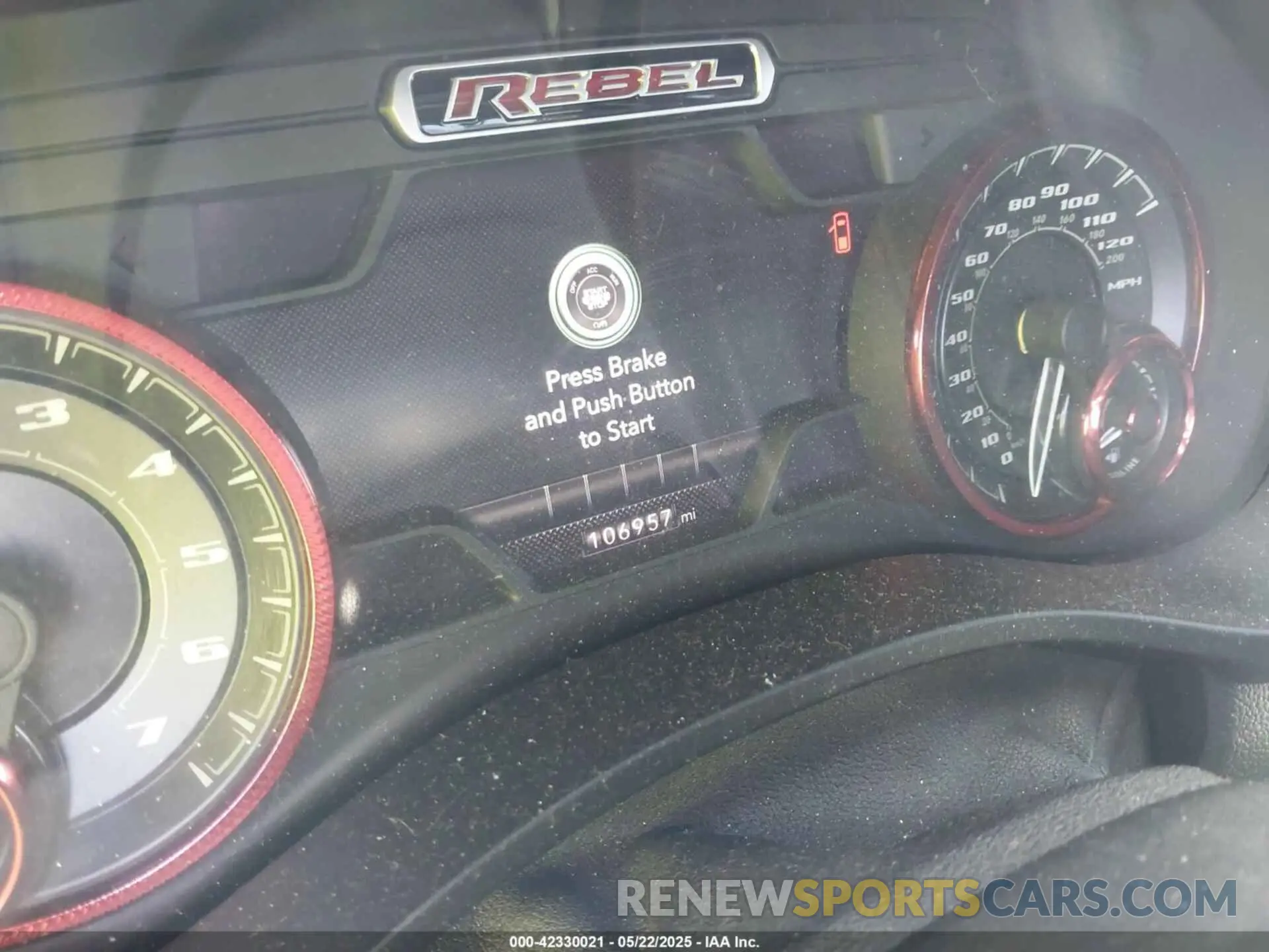 15 fotografías del automóvil dañado 1C6SRFLT5KN749669 RAM 1500 2019