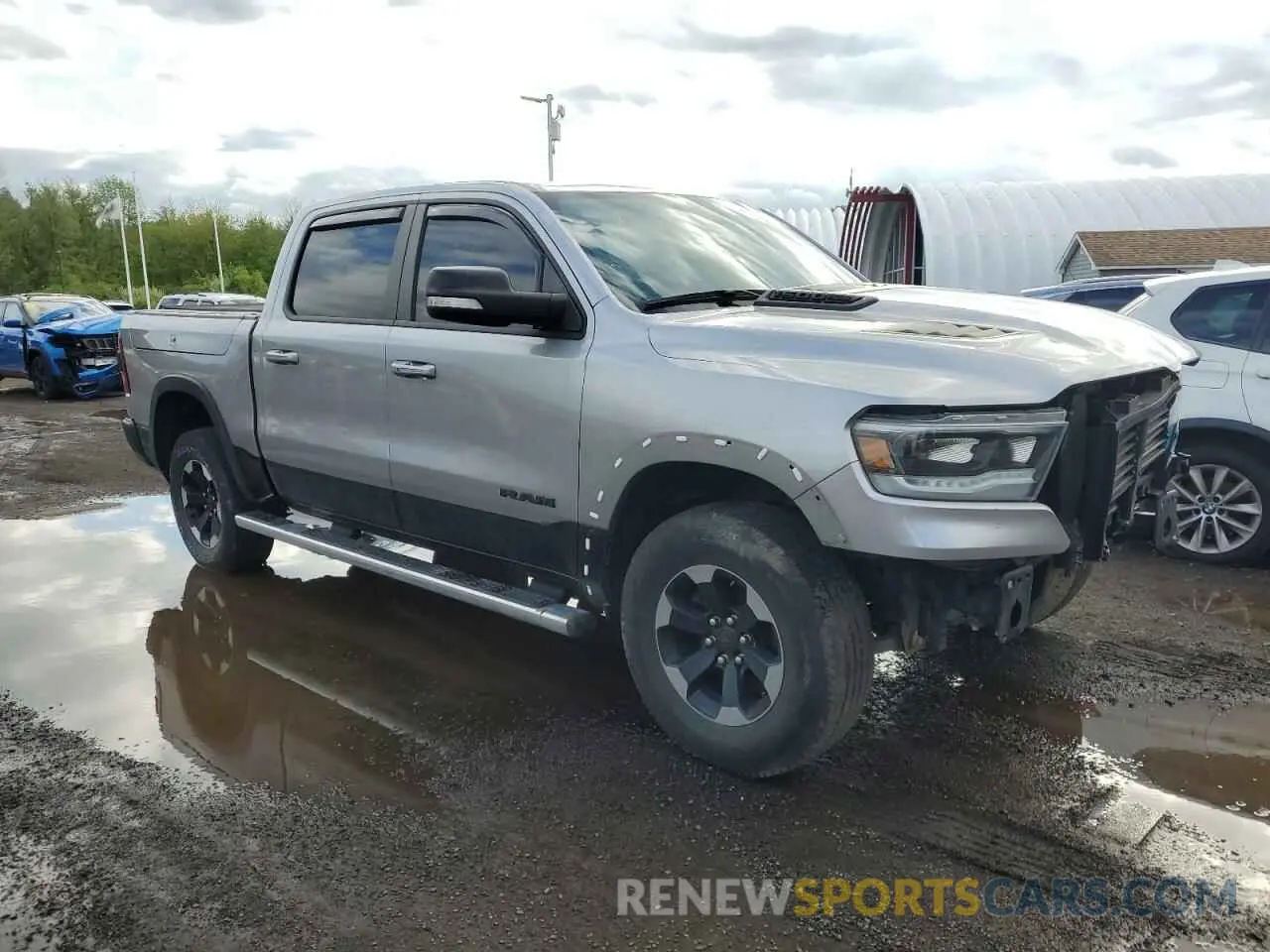 4 fotografías del automóvil dañado 1C6SRFLT6KN908960 RAM 1500 2019
