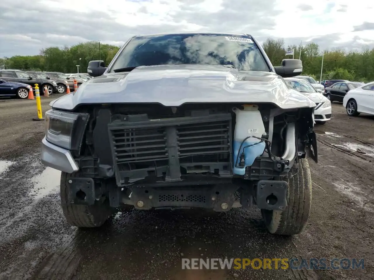 5 fotografías del automóvil dañado 1C6SRFLT6KN908960 RAM 1500 2019