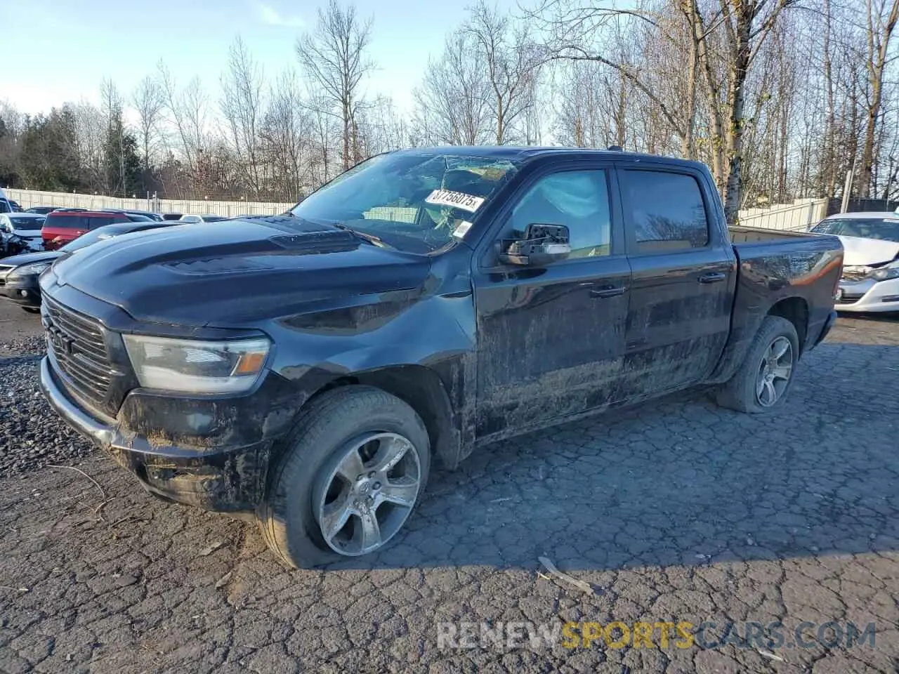 1 fotografías del automóvil dañado 1C6SRFLT7KN545567 RAM 1500 2019