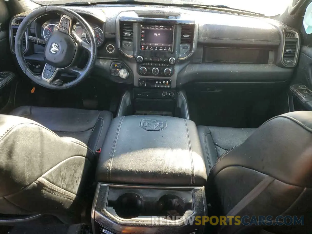 8 fotografías del automóvil dañado 1C6SRFLT7KN545567 RAM 1500 2019