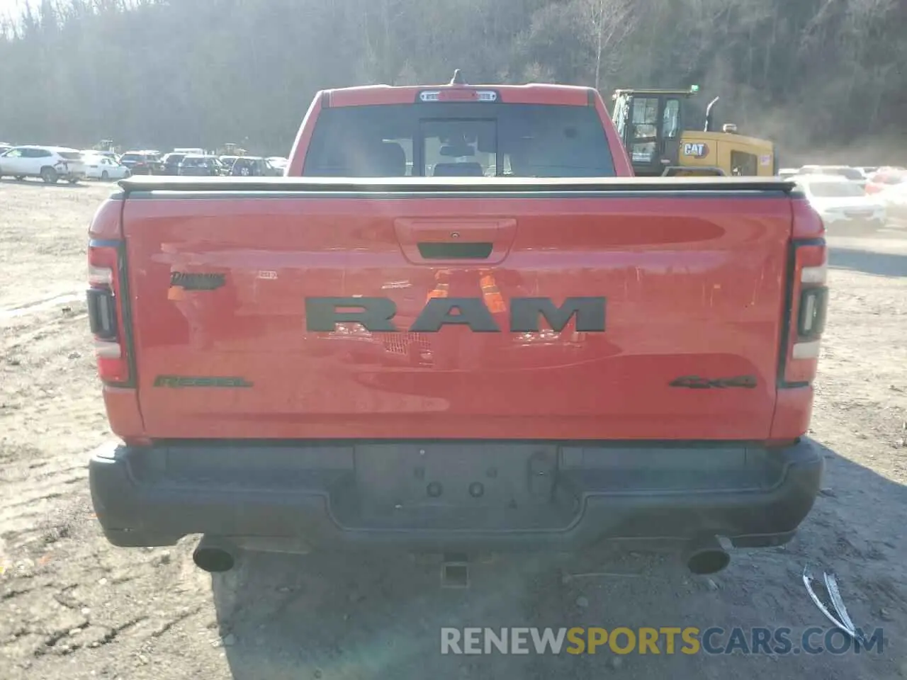 6 fotografías del automóvil dañado 1C6SRFLTXKN566445 RAM 1500 2019