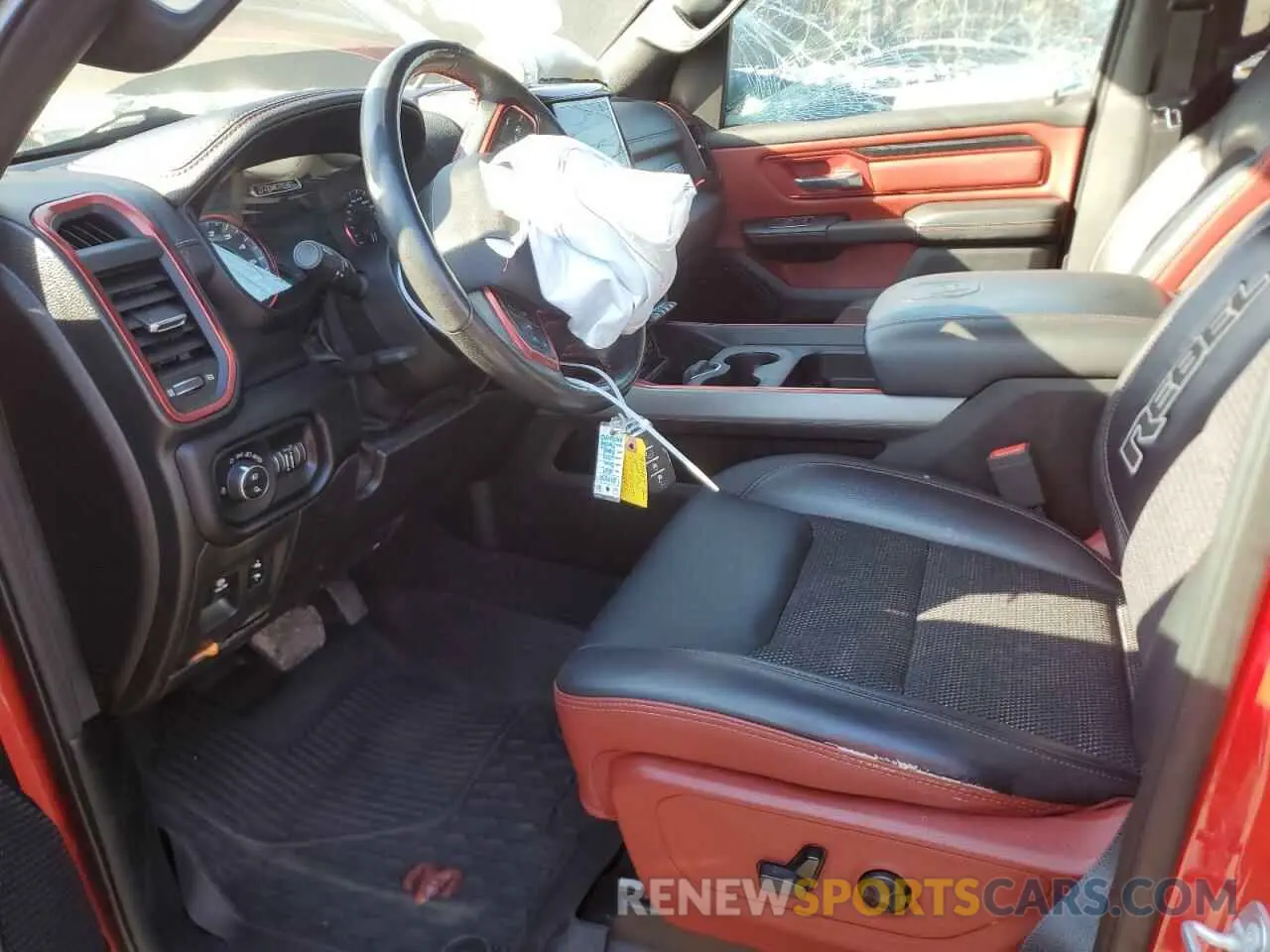 7 fotografías del automóvil dañado 1C6SRFLTXKN566445 RAM 1500 2019