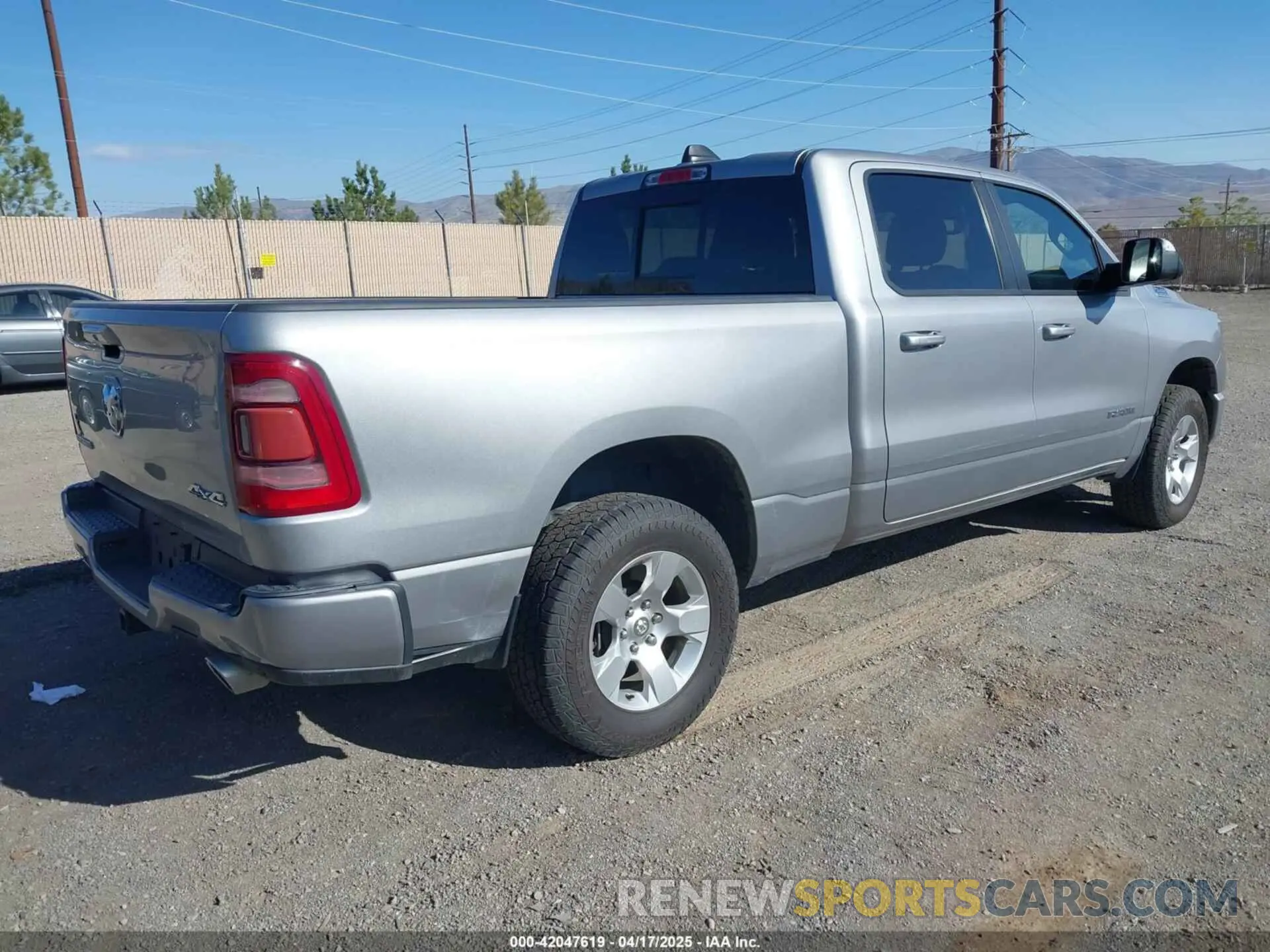 4 fotografías del automóvil dañado 1C6SRFMT2KN521613 RAM 1500 2019