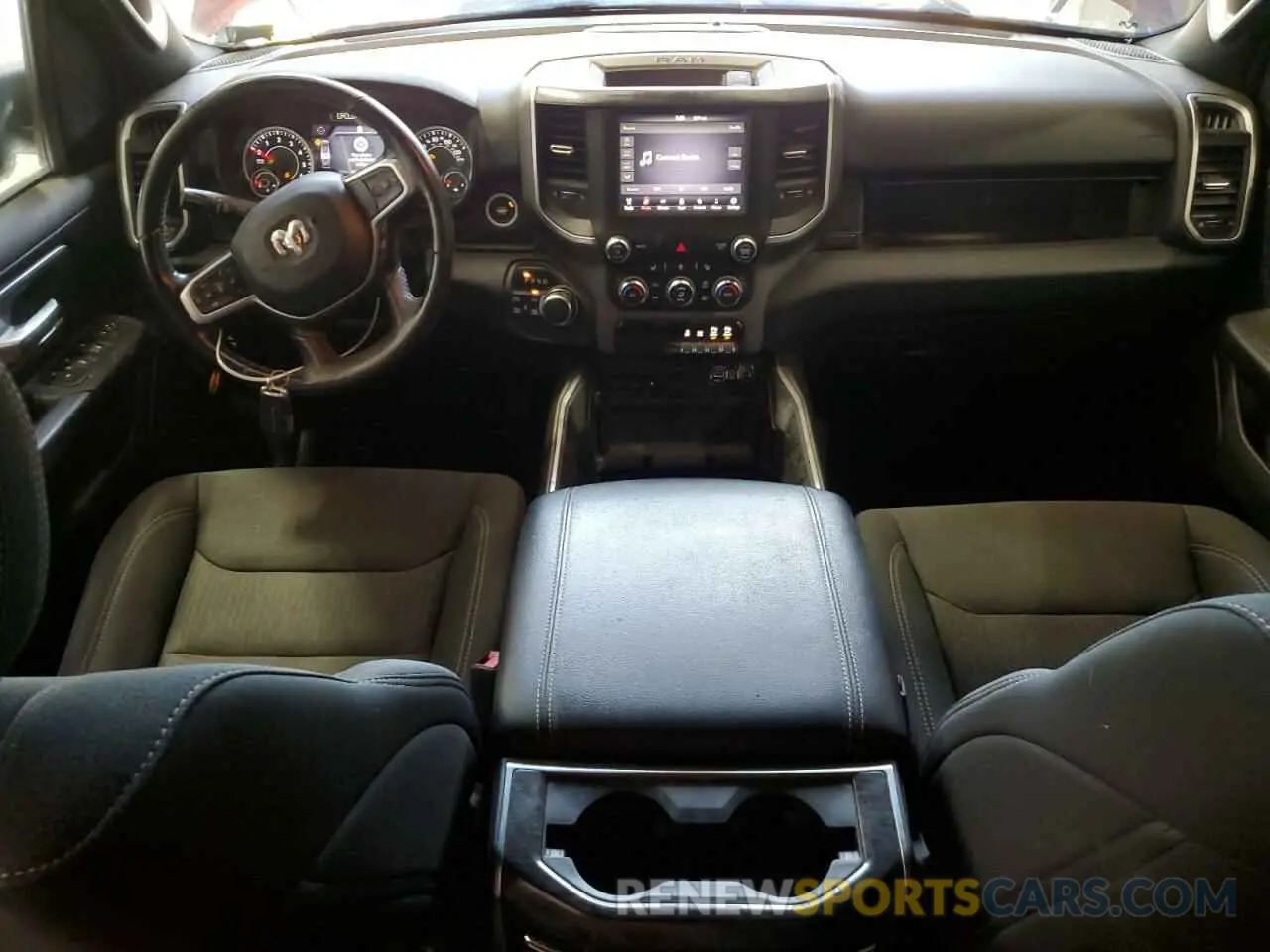8 fotografías del automóvil dañado 1C6SRFMT4KN733705 RAM 1500 2019