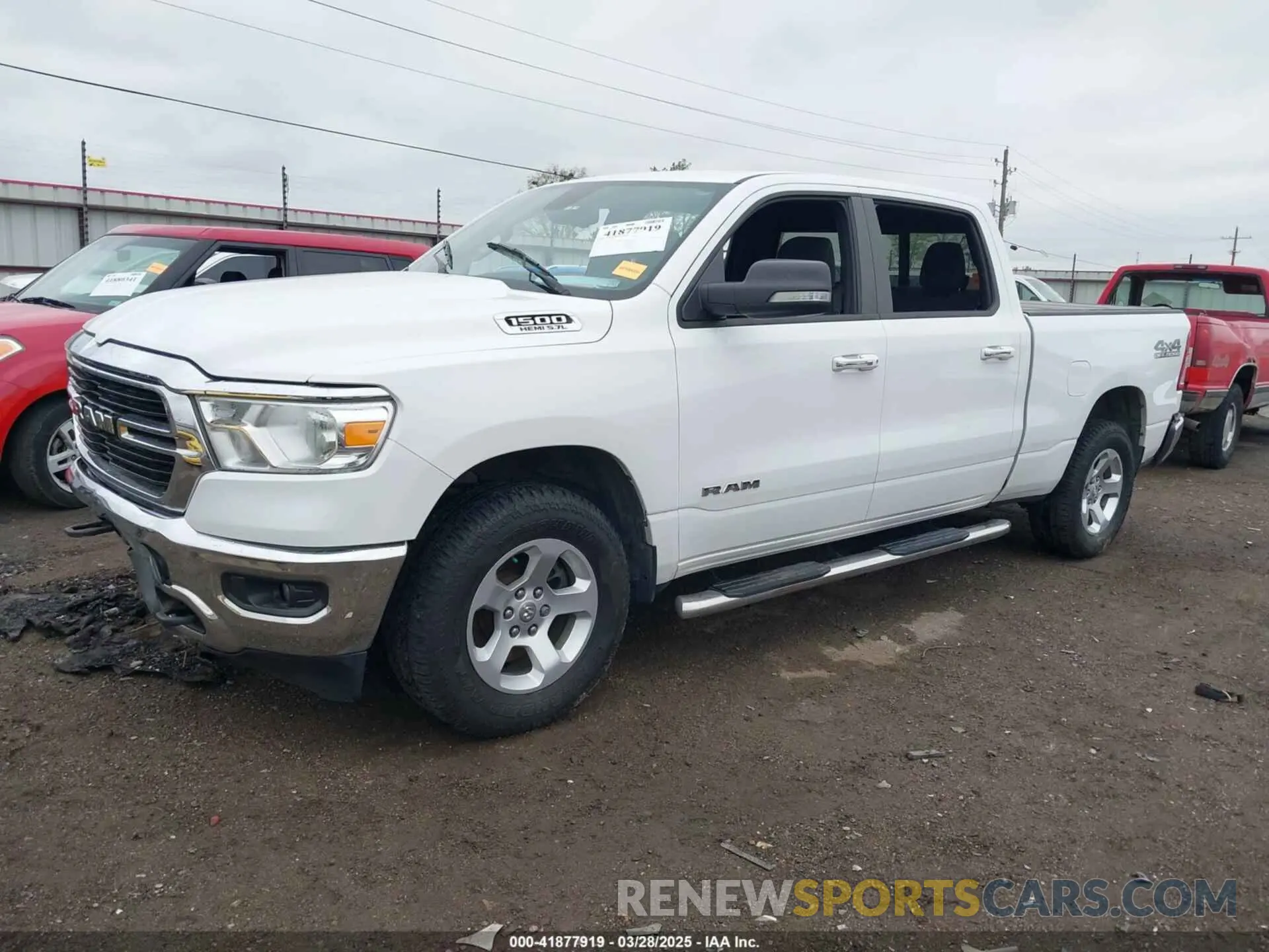 2 fotografías del automóvil dañado 1C6SRFMT5KN719697 RAM 1500 2019