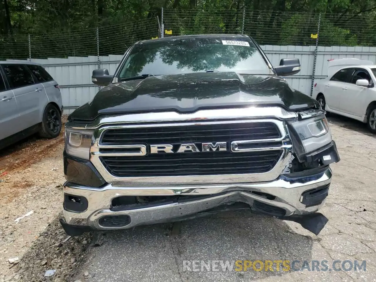5 fotografías del automóvil dañado 1C6SRFMT8KN637611 RAM 1500 2019