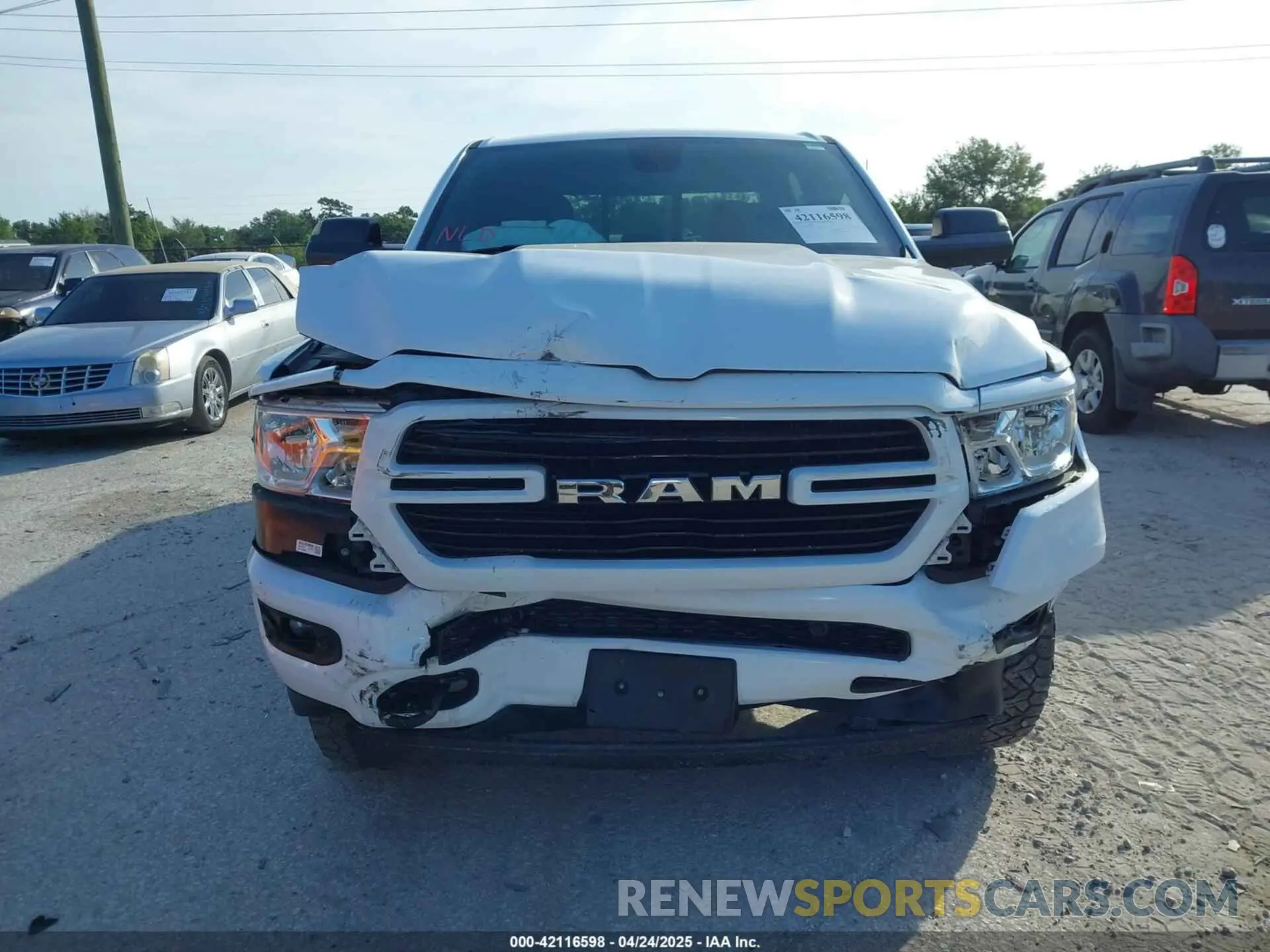 12 fotografías del automóvil dañado 1C6SRFMTXKN876237 RAM 1500 2019