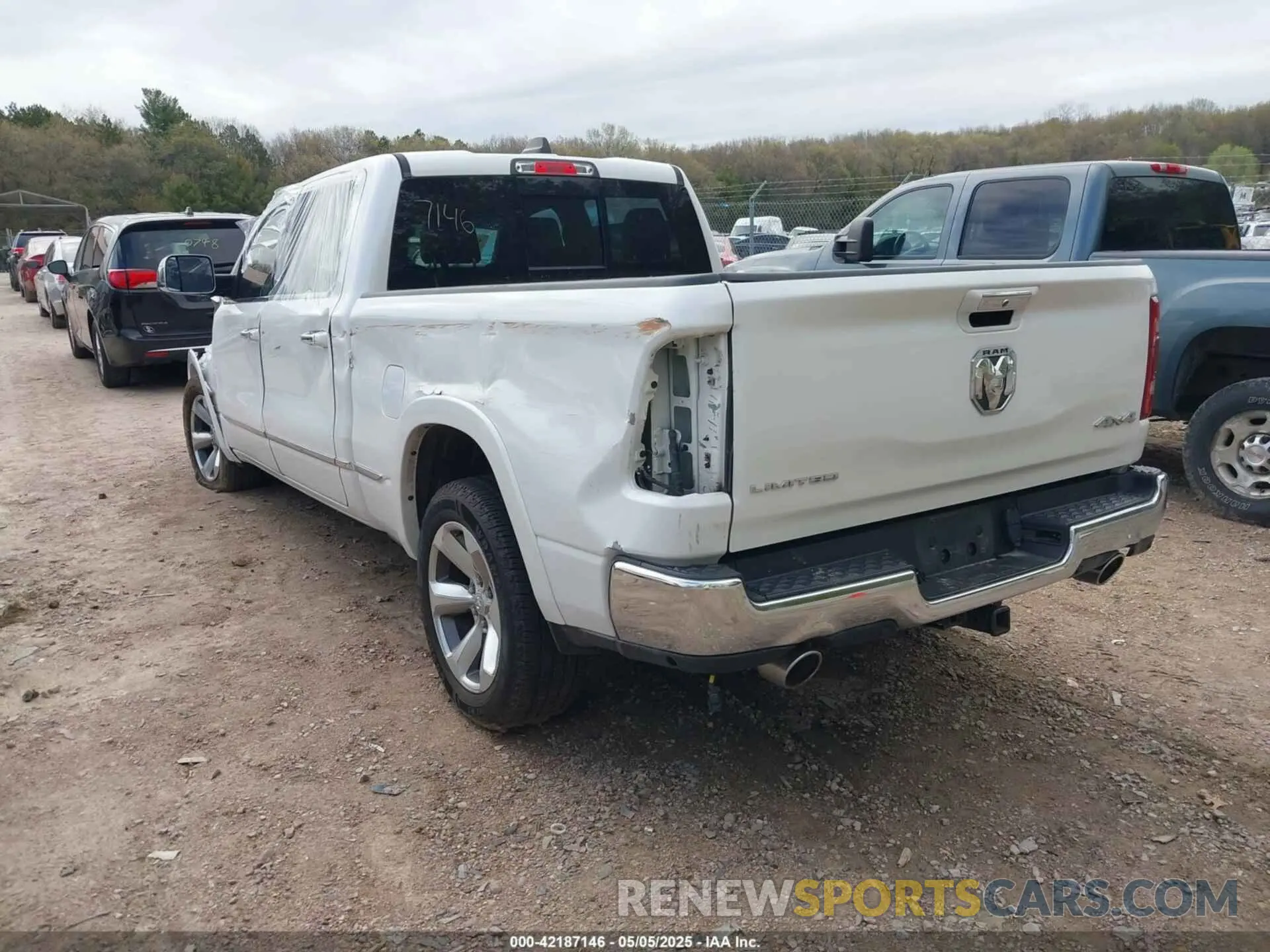 3 fotografías del automóvil dañado 1C6SRFPT2KN508369 RAM 1500 2019