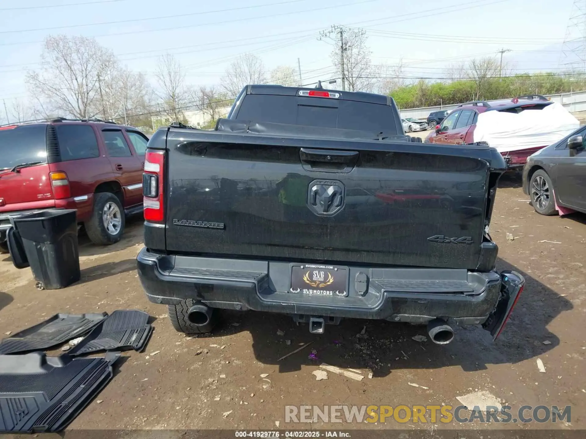 17 fotografías del automóvil dañado 1C6SRFRT1KN900661 RAM 1500 2019