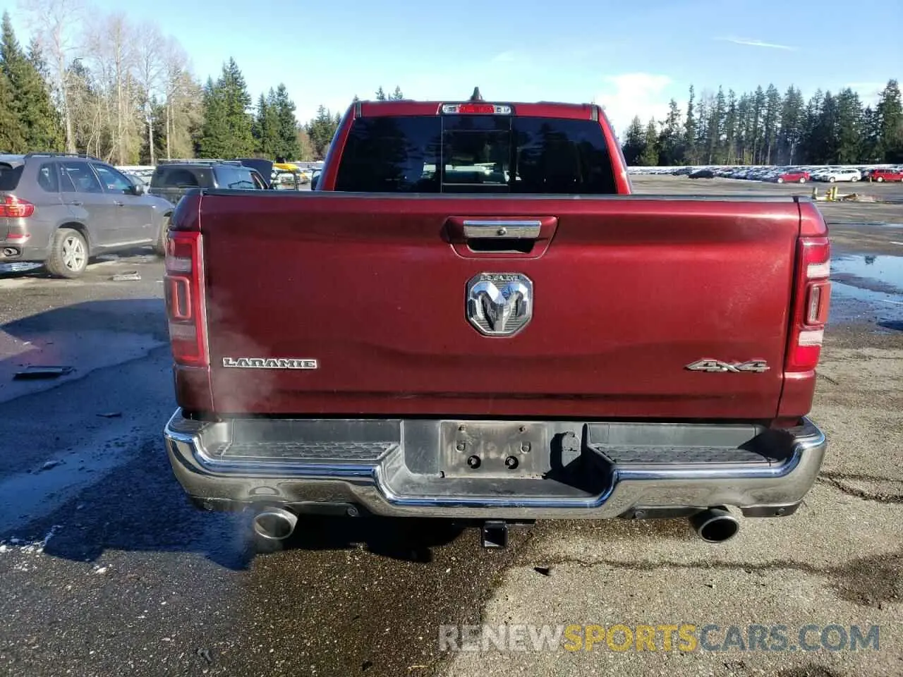 6 fotografías del automóvil dañado 1C6SRFRT2KN762600 RAM 1500 2019